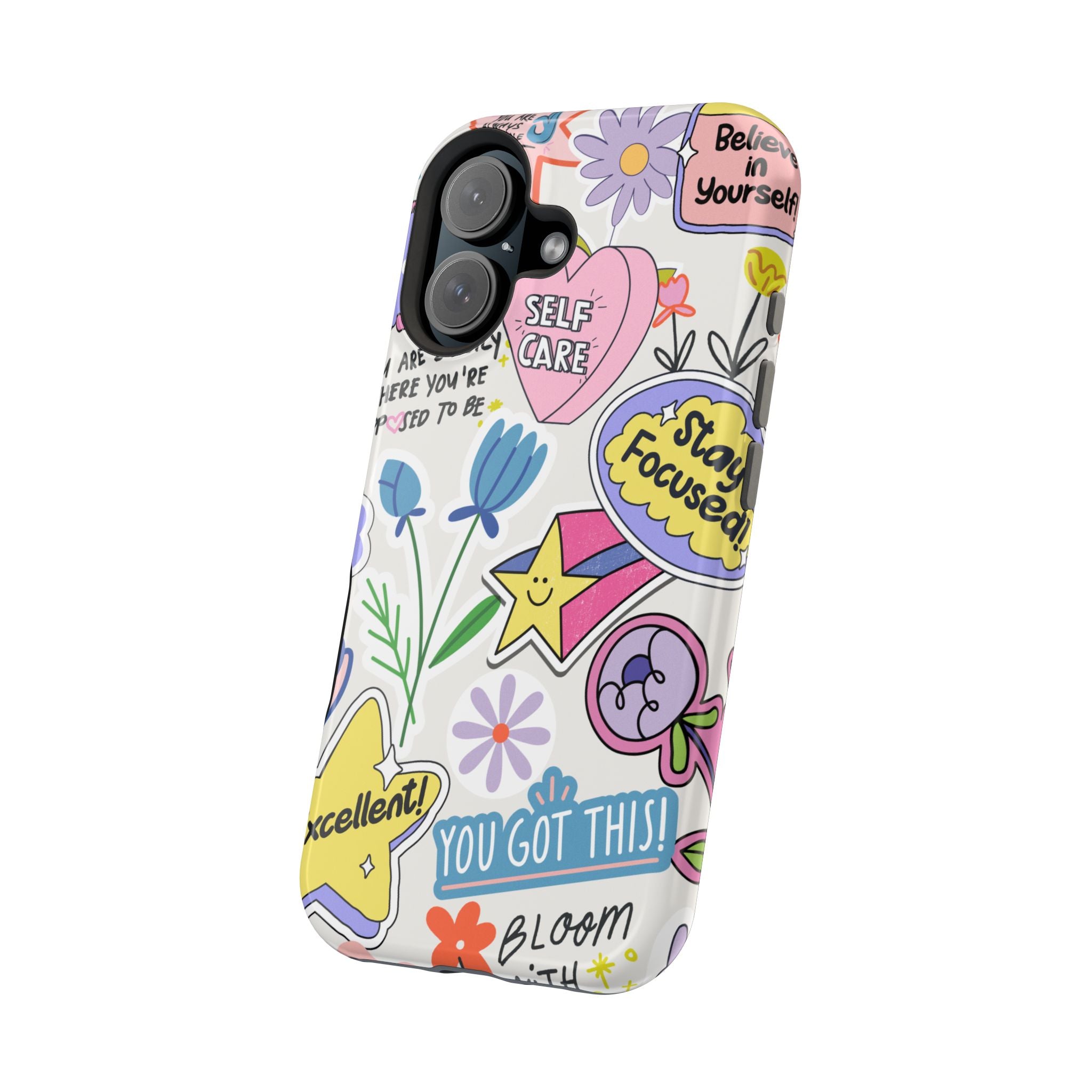 Motivational iPhone Case - Bloom Pastel Magnetic