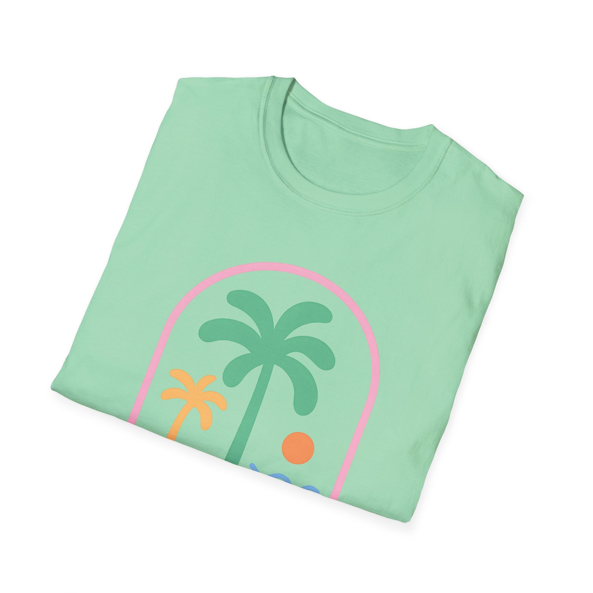 Tropical Palm Tee - Beach Vacation Shirt