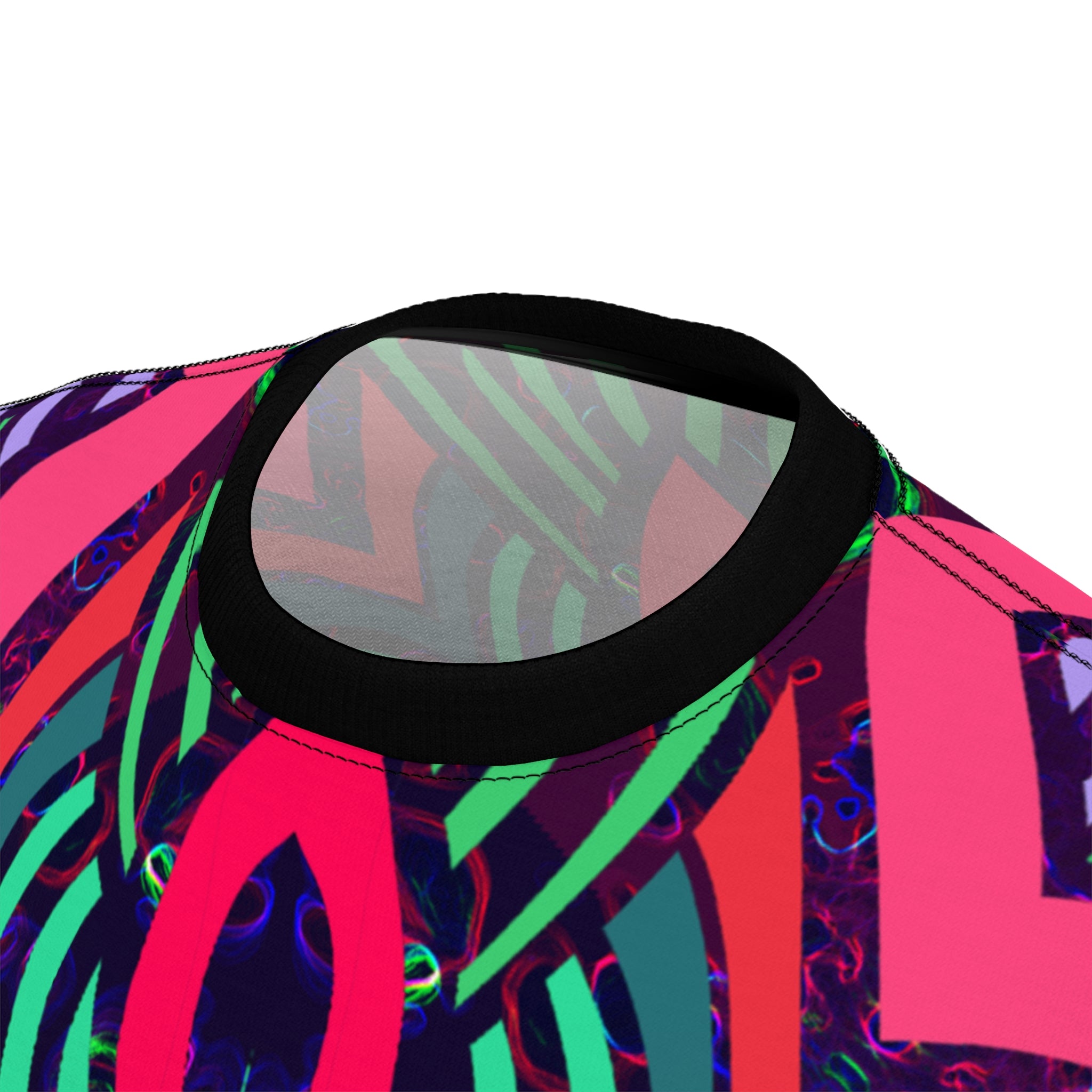 Psychedelic Artwork Tee - Unisex Cut & Sew T-Shirt