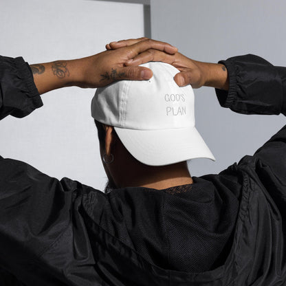 Gods Plan Dad Hat - Embroidered Christian Baseball Cap