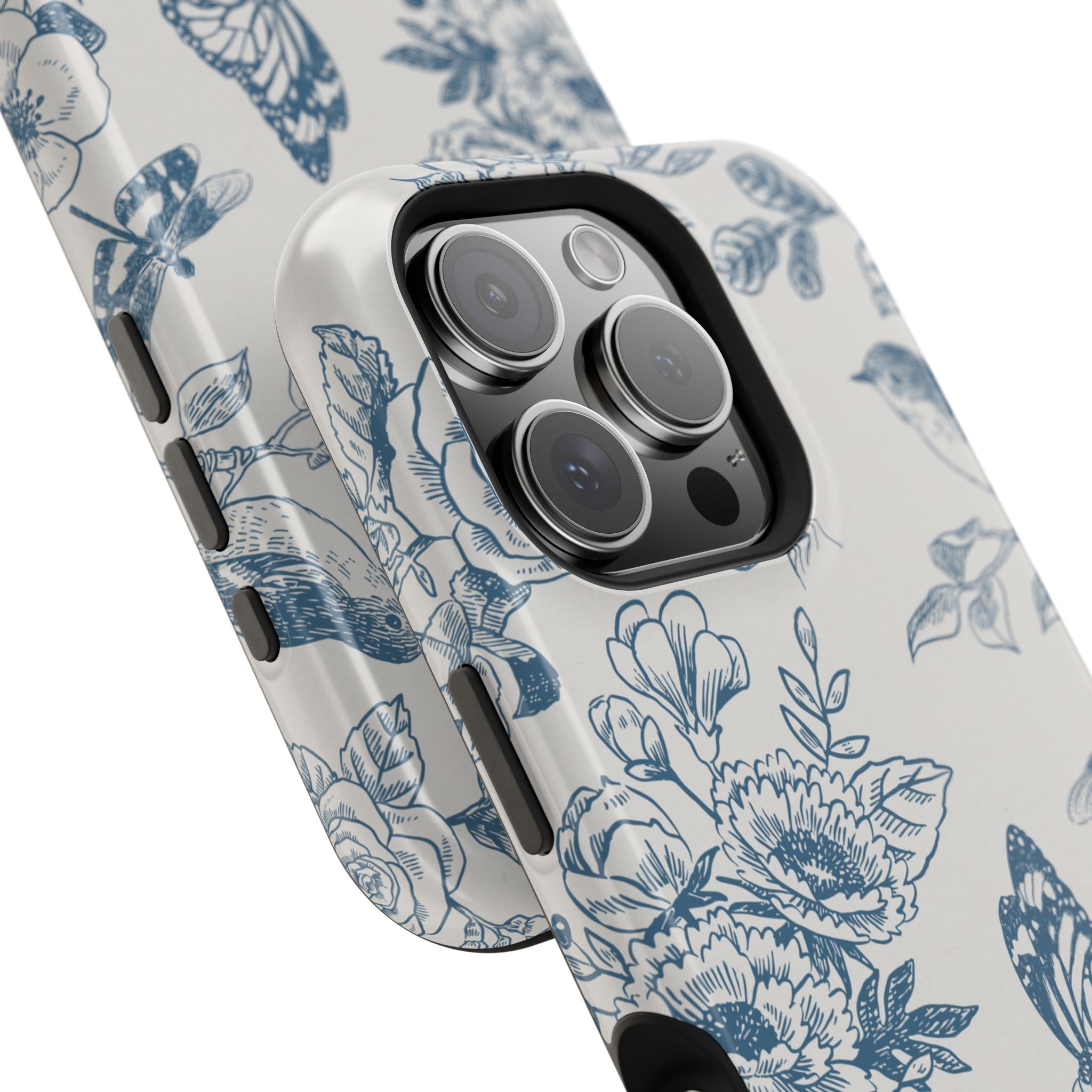 Nature iPhone Case - Floral Butterfly Cover