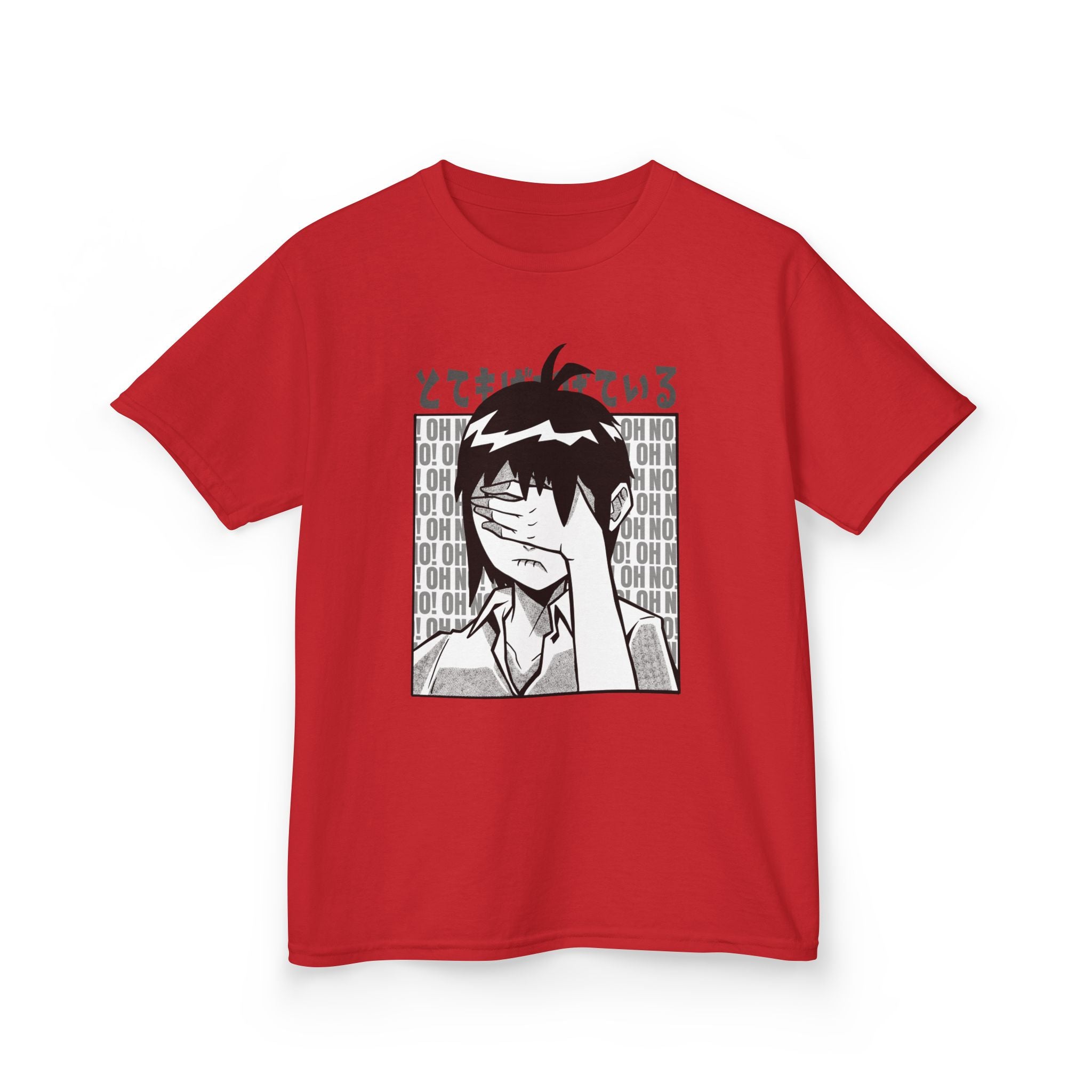 Anime Kids Shirt - Monochrome Tee