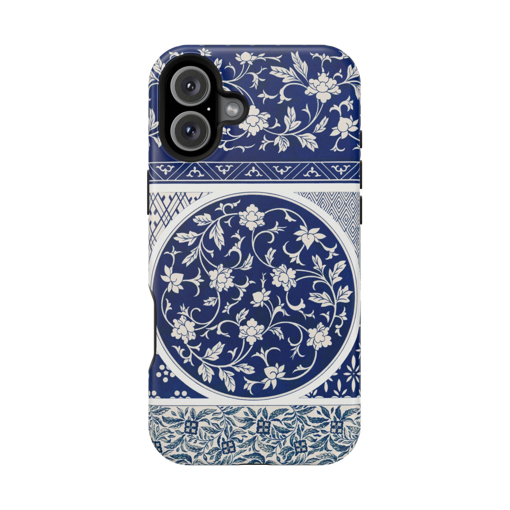 Traditional Chinese iPhone Case - Blue White Floral Case