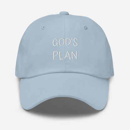 Gods Plan Dad Hat - Embroidered Christian Baseball Cap