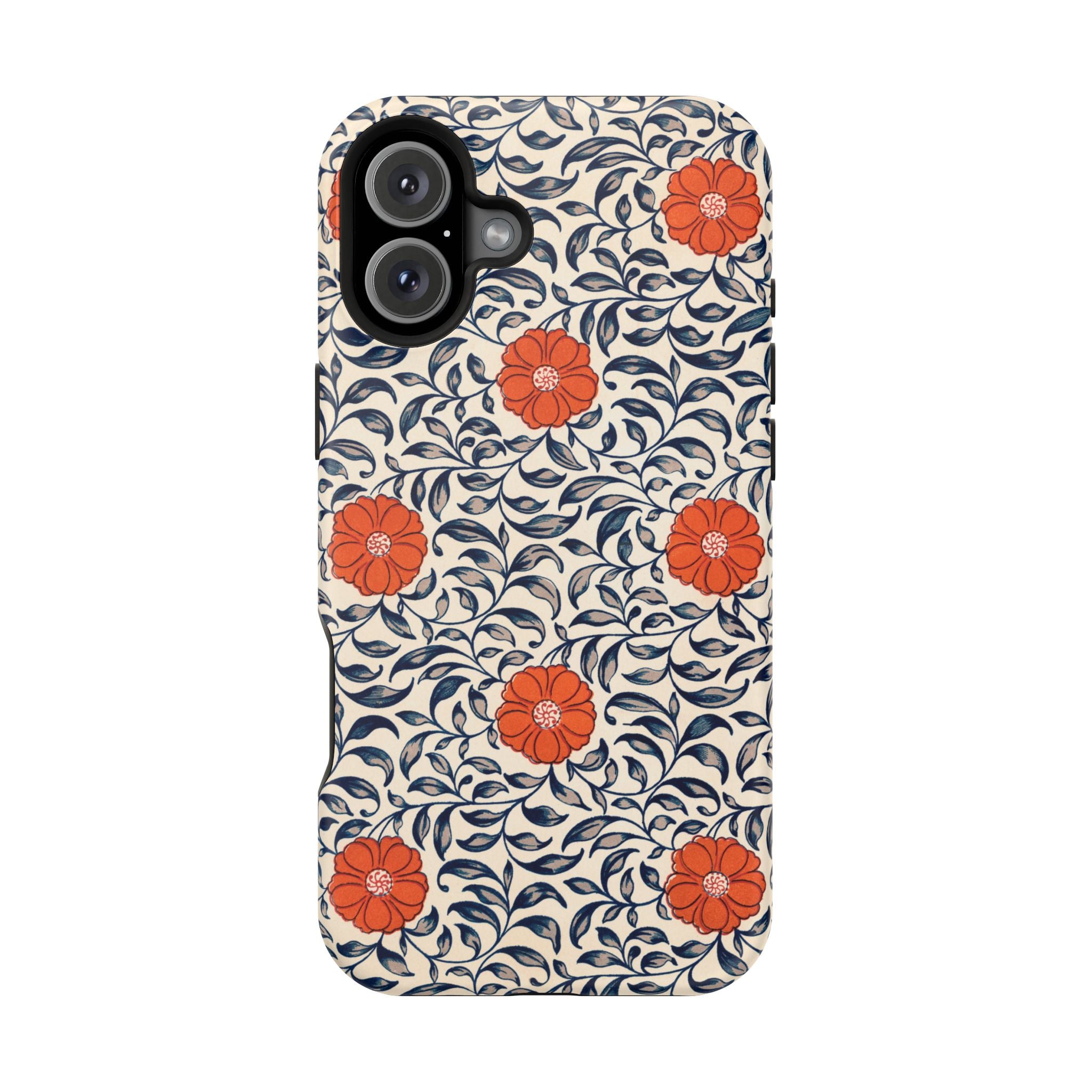 Floral Magnetic Case - iPhone 16 Cover