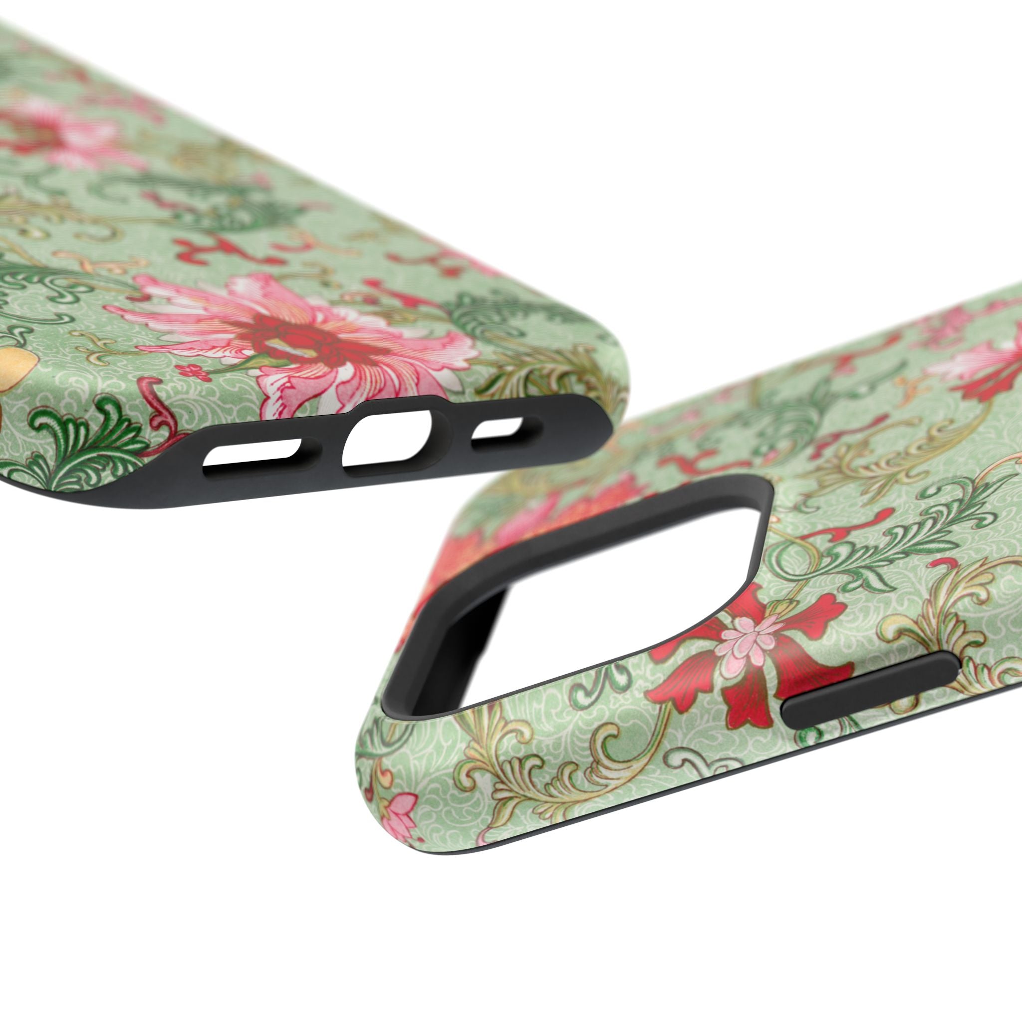 Vintage iPhone Case - Magnetic Floral Cover