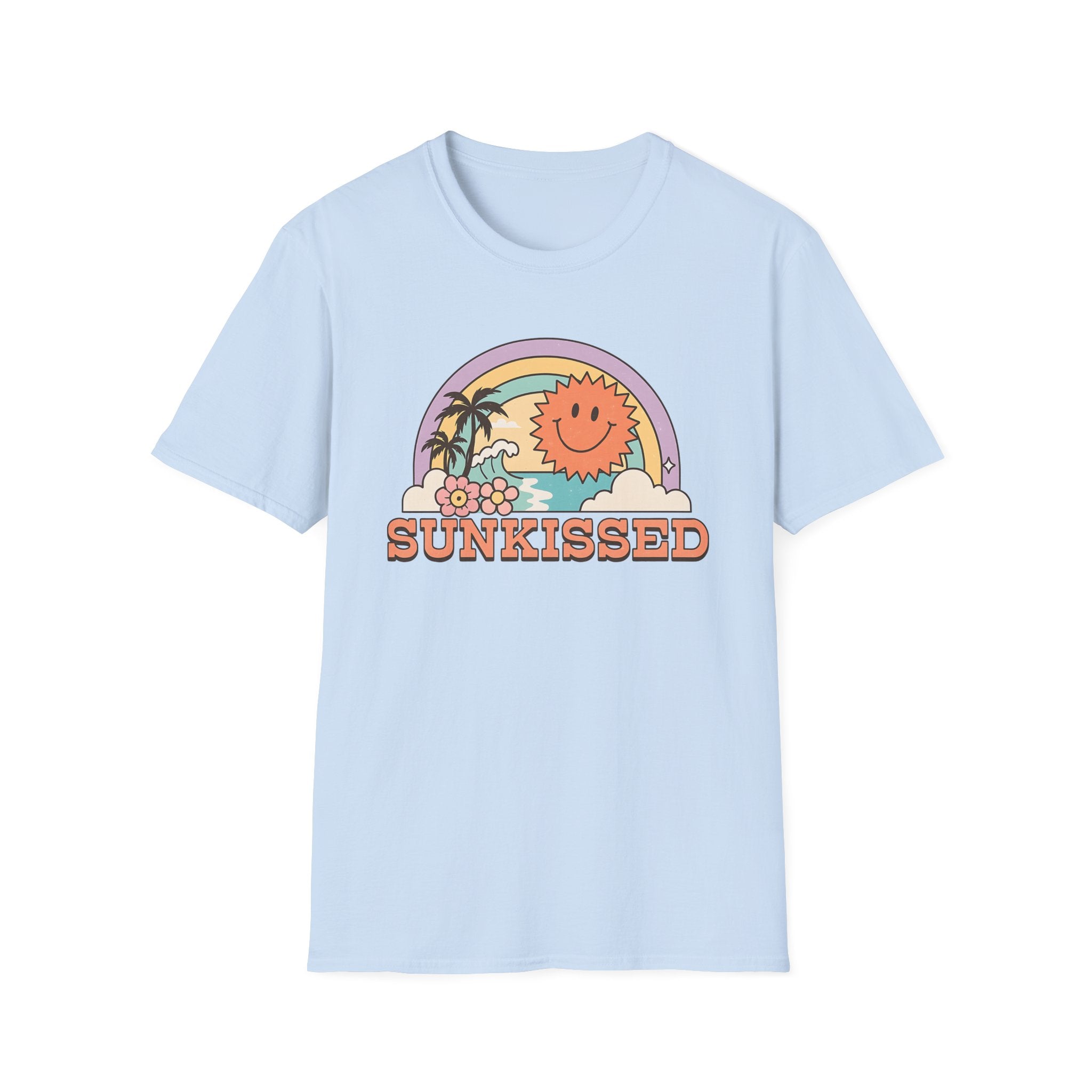 Sunkissed Retro Tee - Tropical Sun Shirt