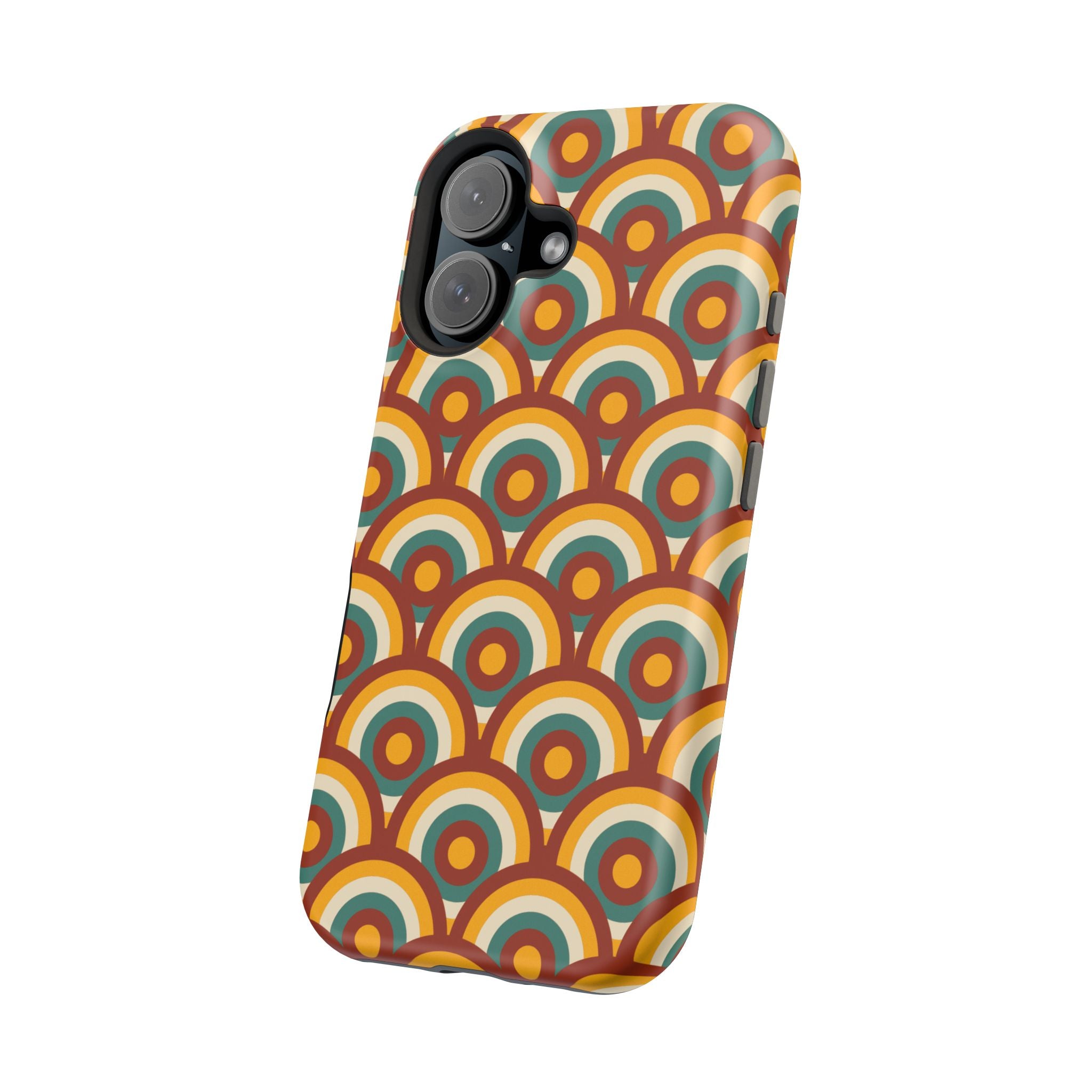 Retro iPhone Case - Geometric Phone Cover