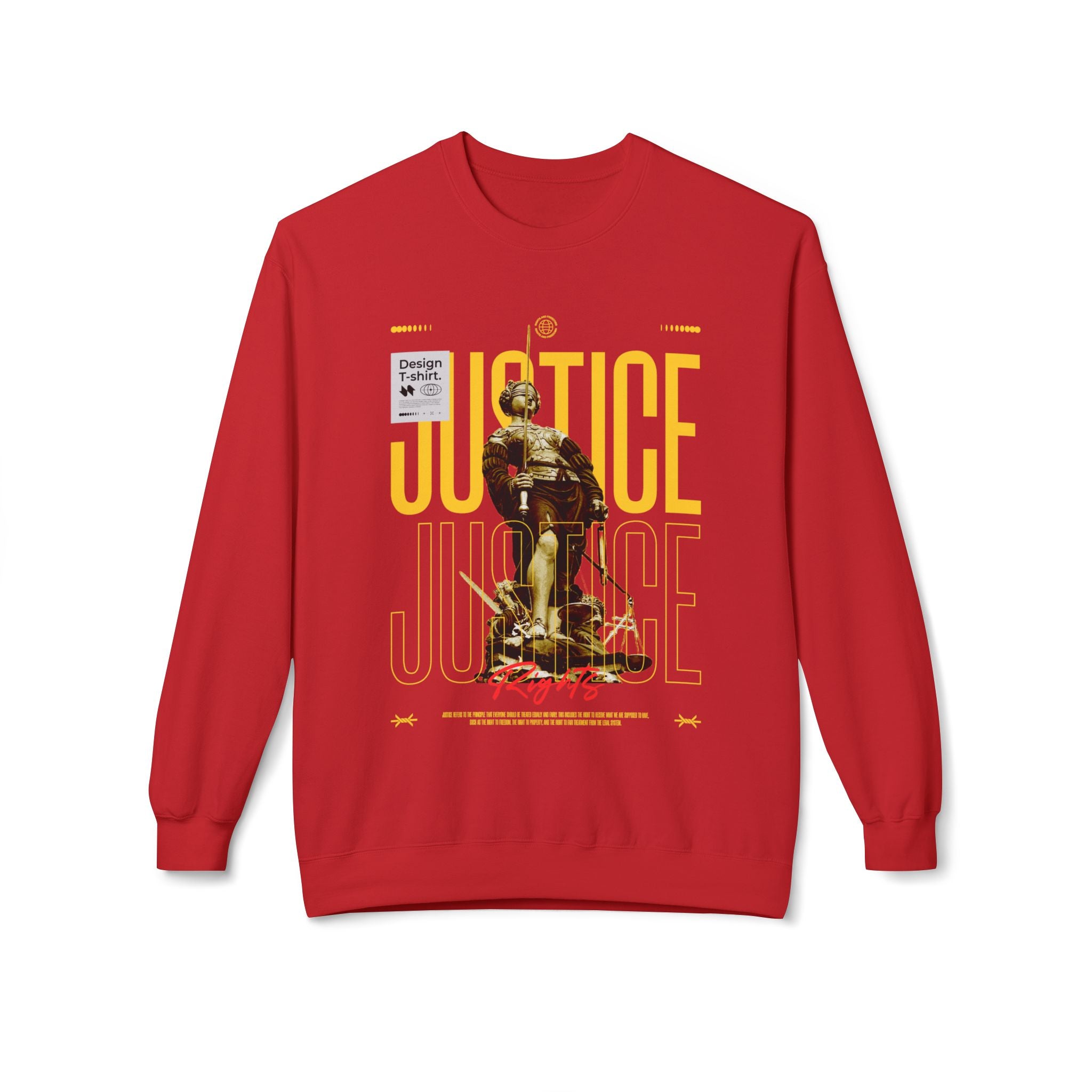 Justice Crewneck - Graphic Sweatshirt