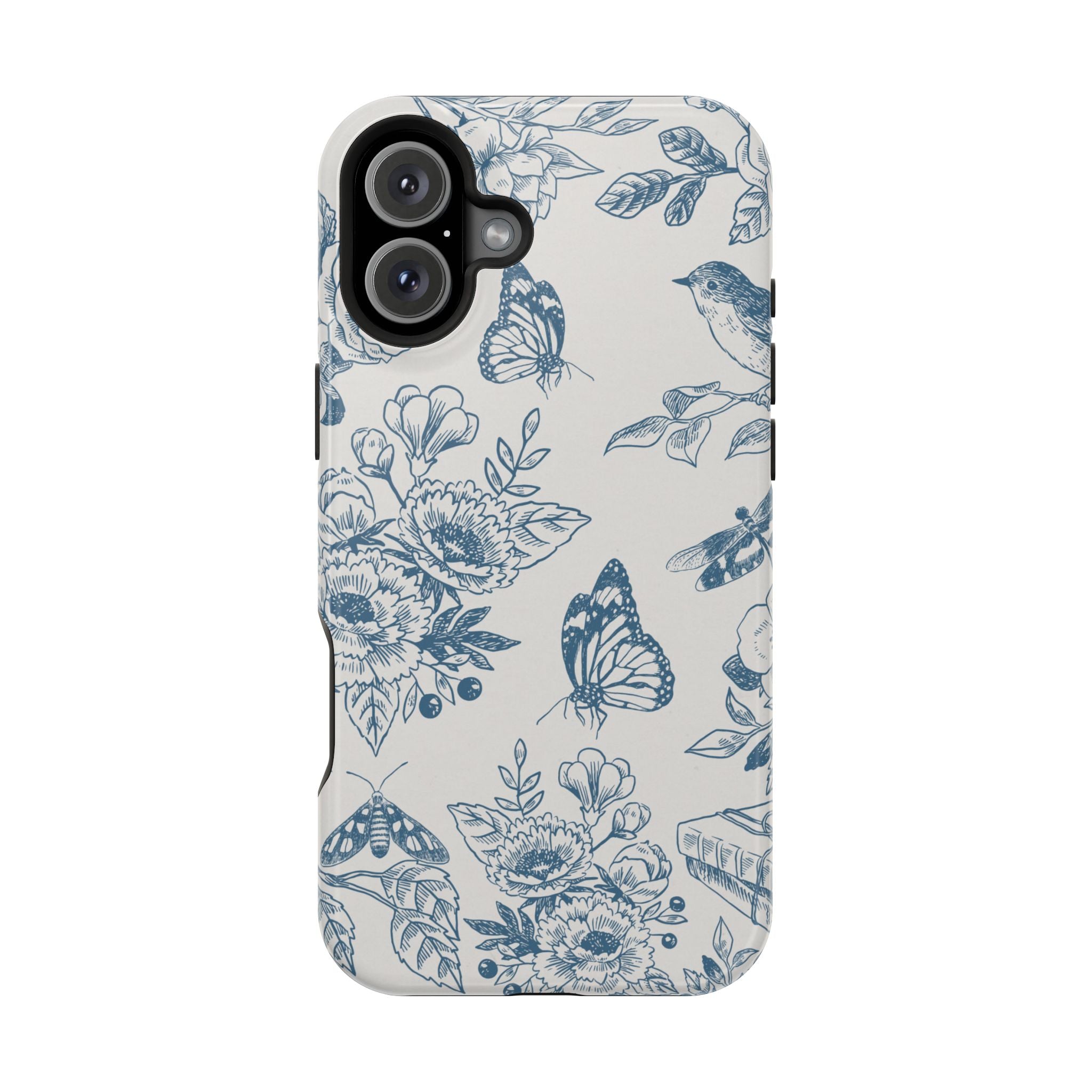 Nature iPhone Case - Floral Butterfly Cover