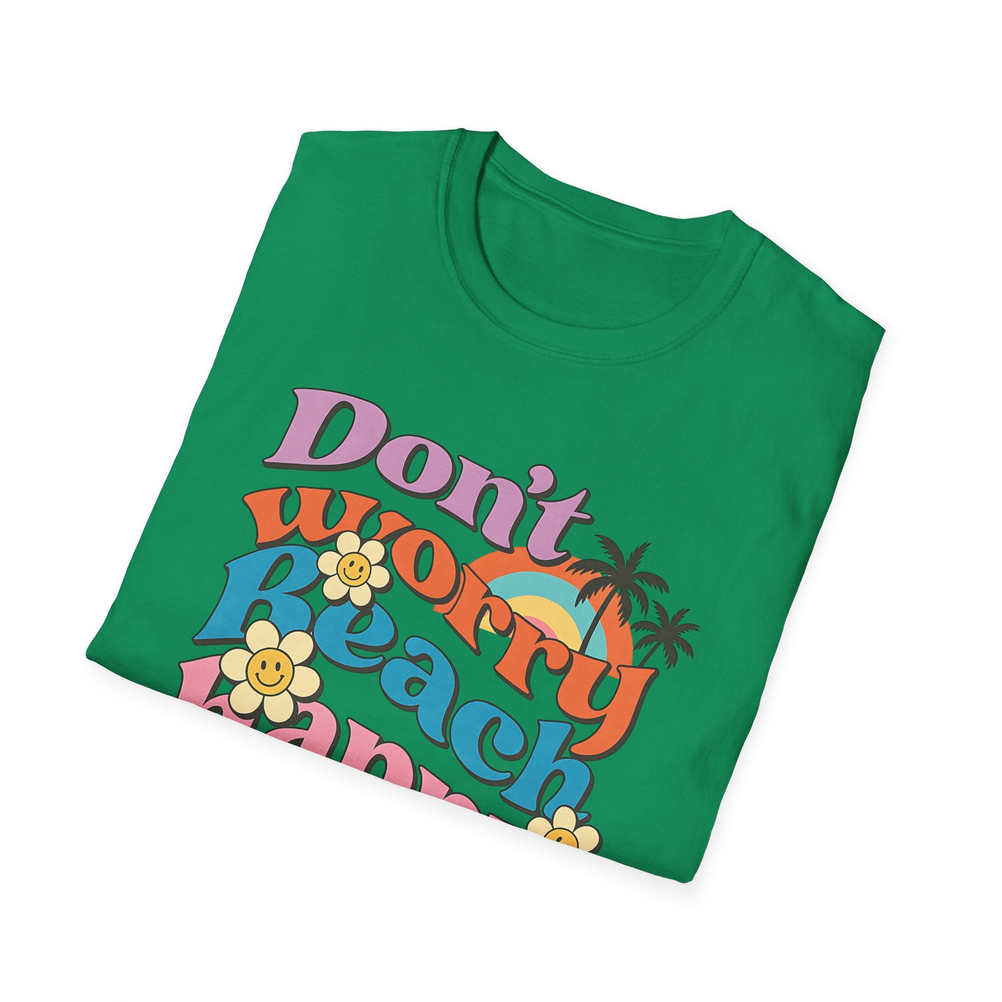Tropical Beach Tee - Retro Summer Shirt