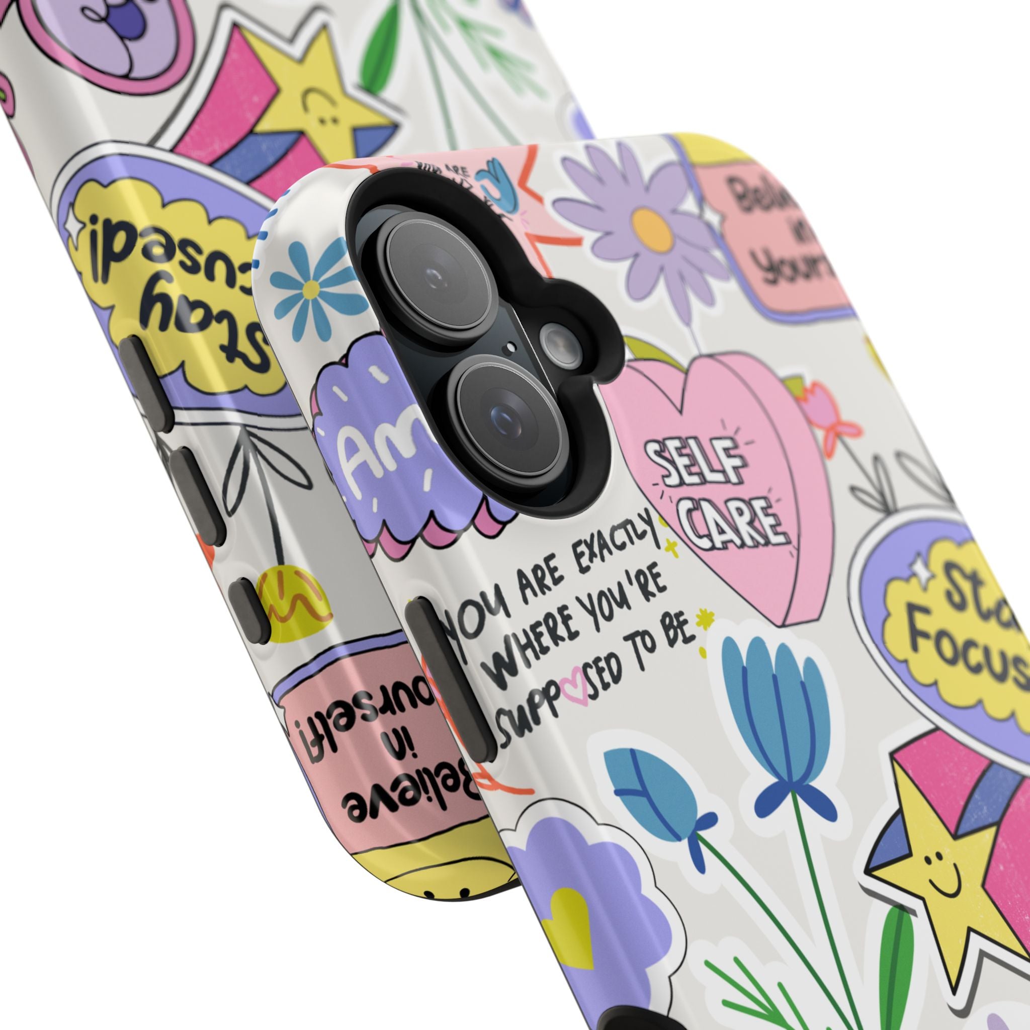 Motivational iPhone Case - Bloom Pastel Magnetic