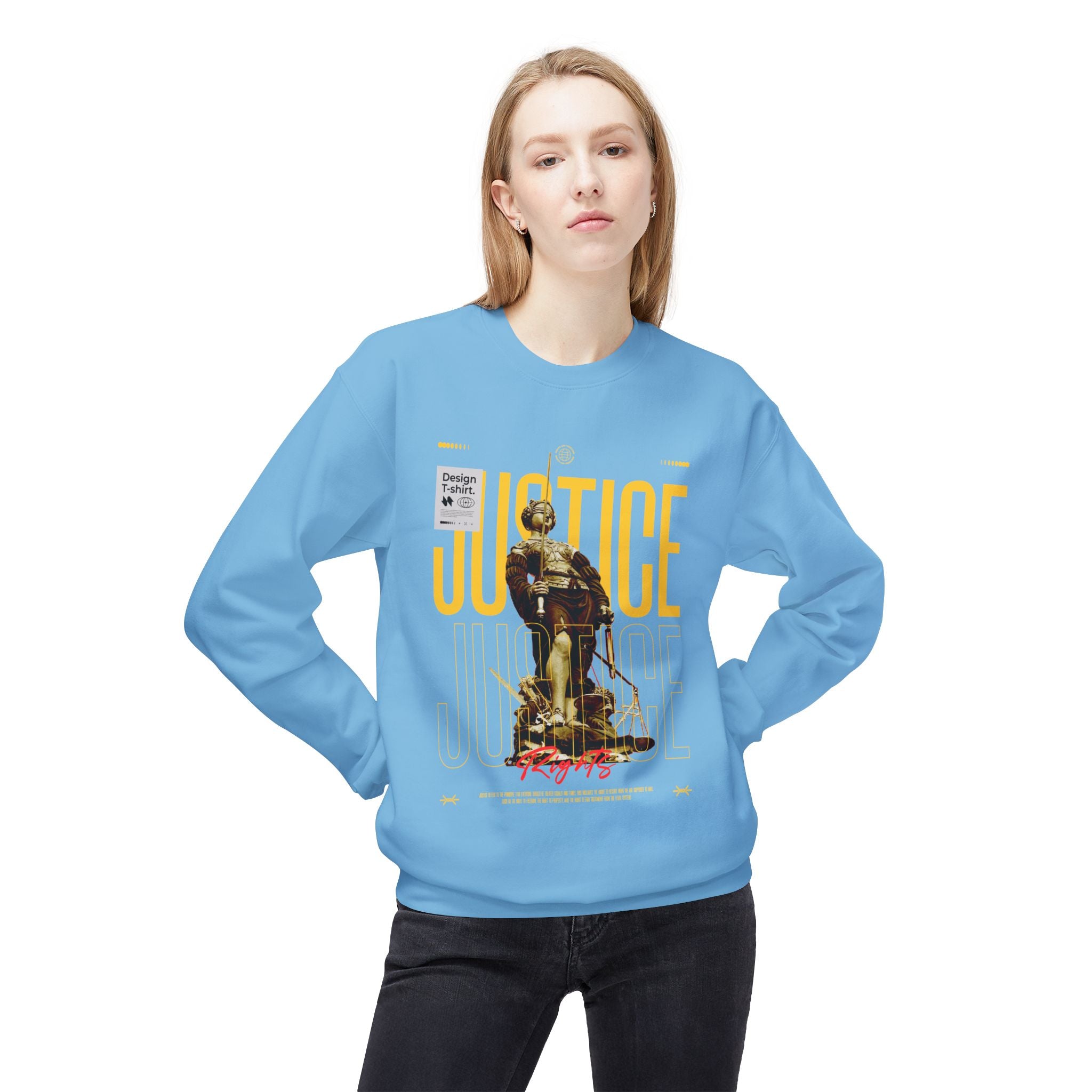 Justice Crewneck - Graphic Sweatshirt