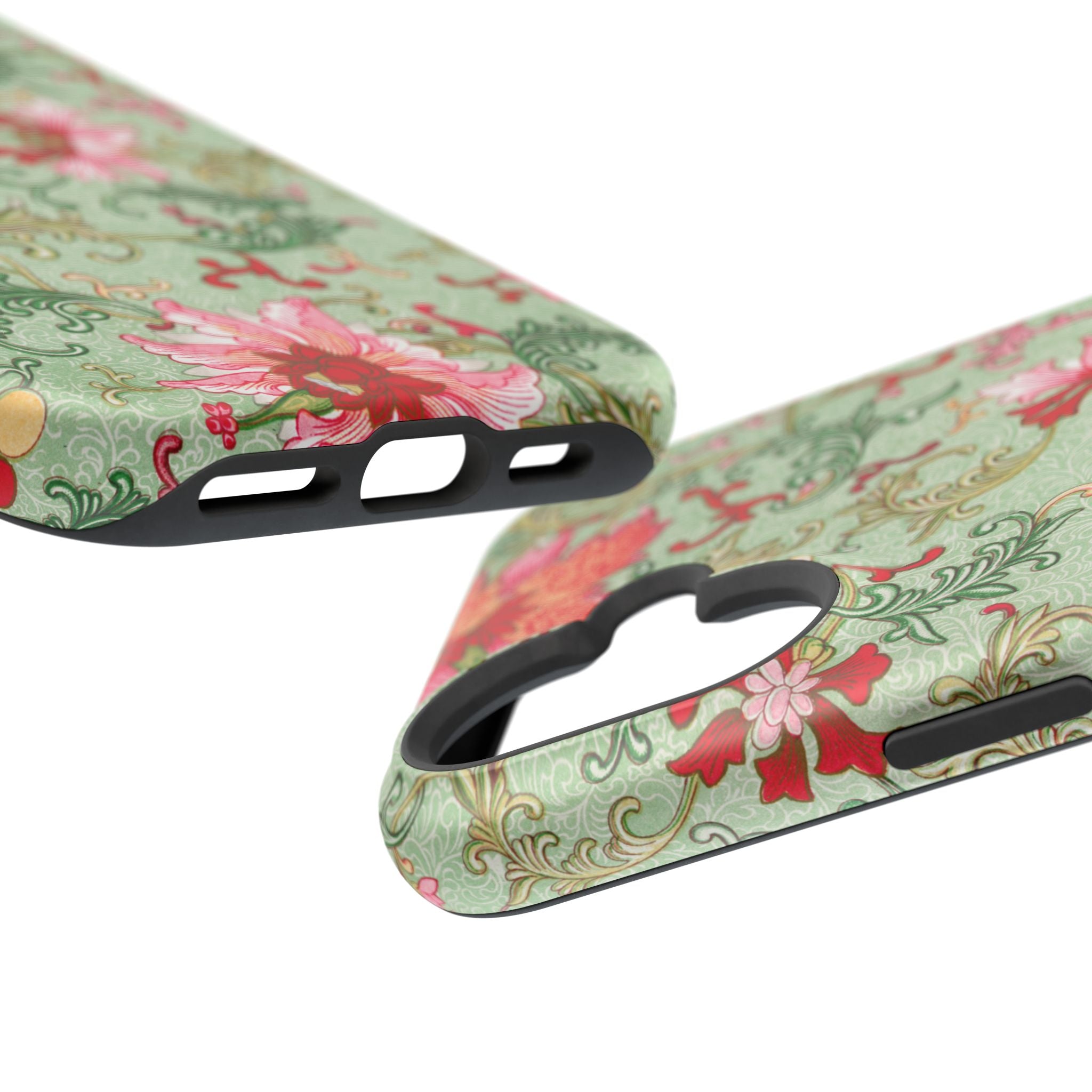 Vintage iPhone Case - Magnetic Floral Cover