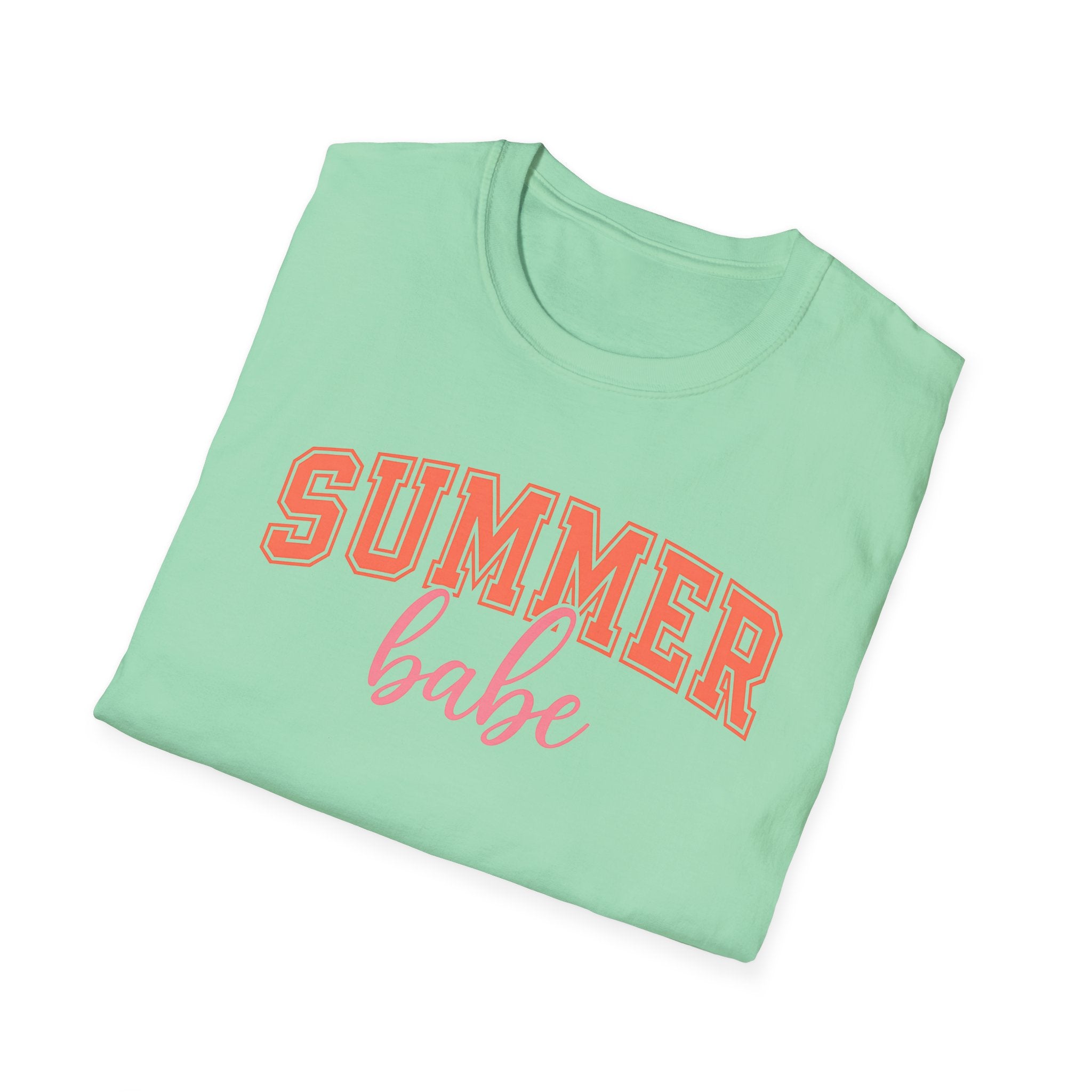 Summer Babe Tee - Varsity Style Shirt