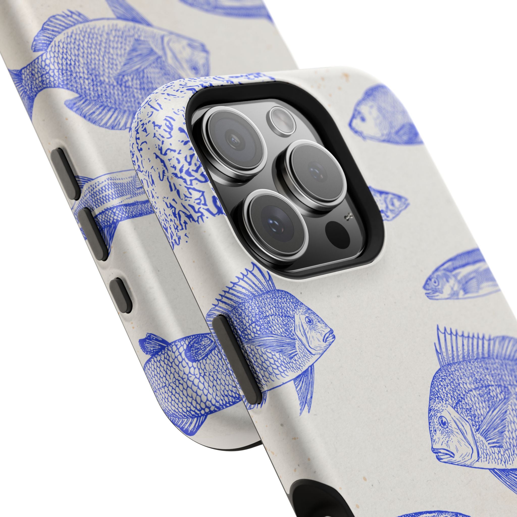 Marine iPhone 16 Case - Blue Coral Illustration