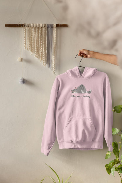 Lazy Cat Hoodie - Cozy Unisex Cat Lover Sweatshirt