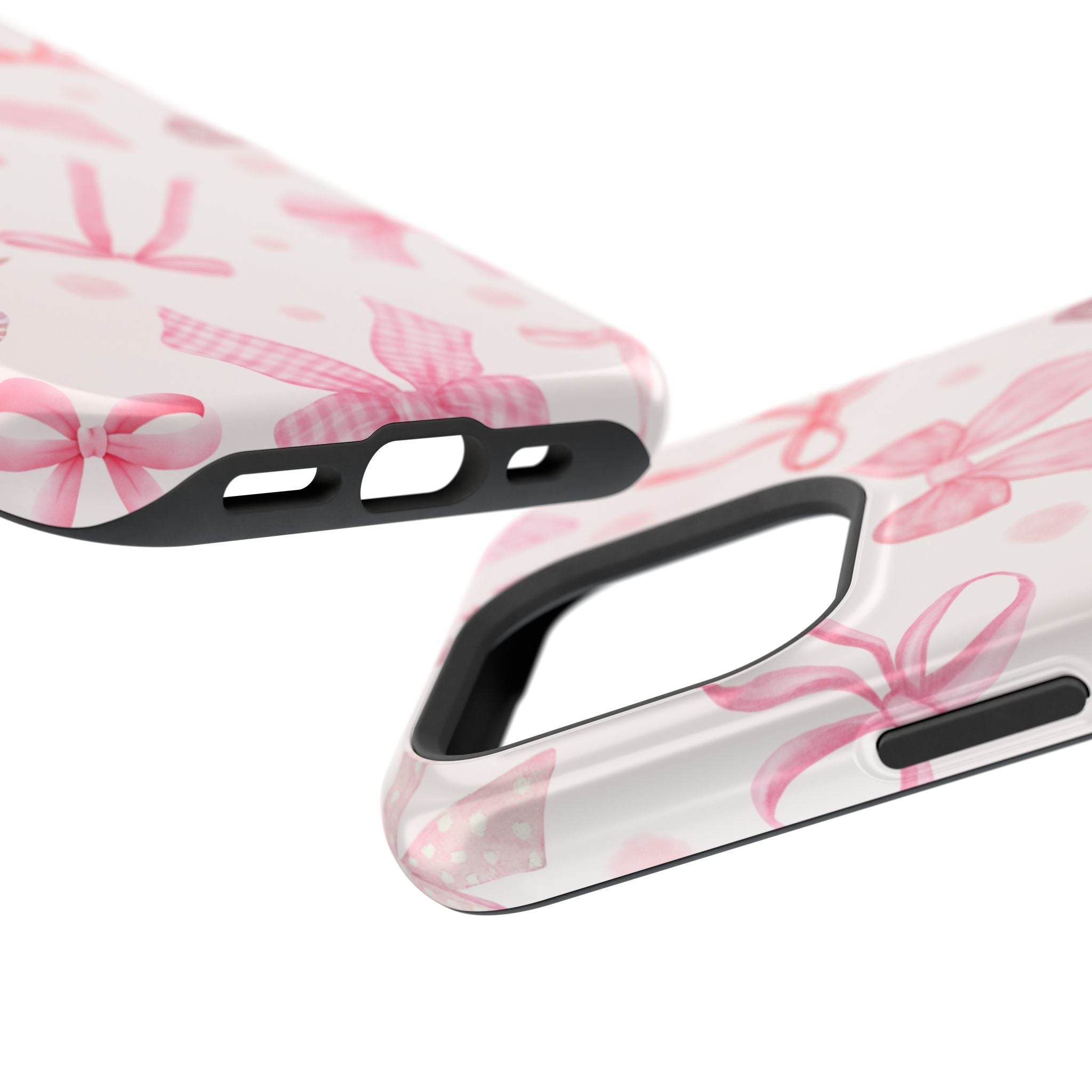 Feminine iPhone Case - Pink Bow Cover