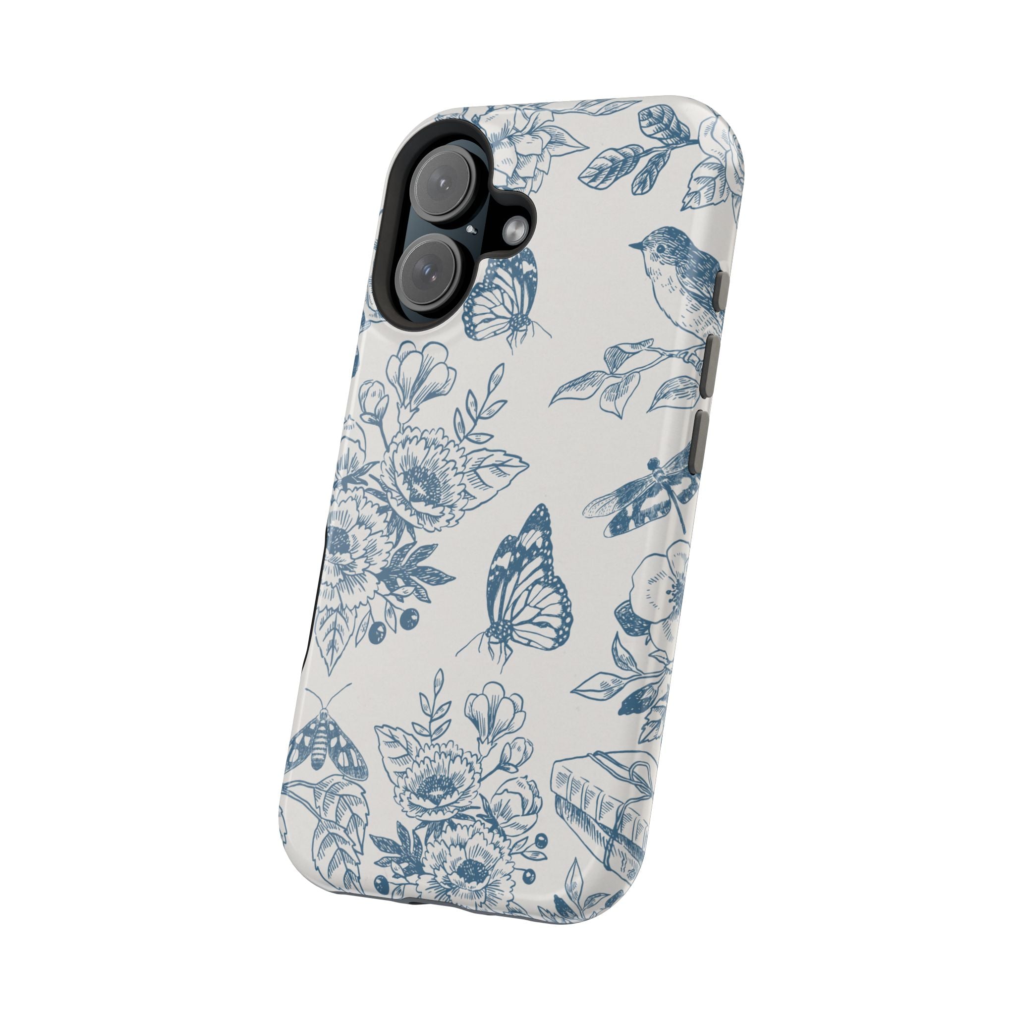 Nature iPhone Case - Floral Butterfly Cover