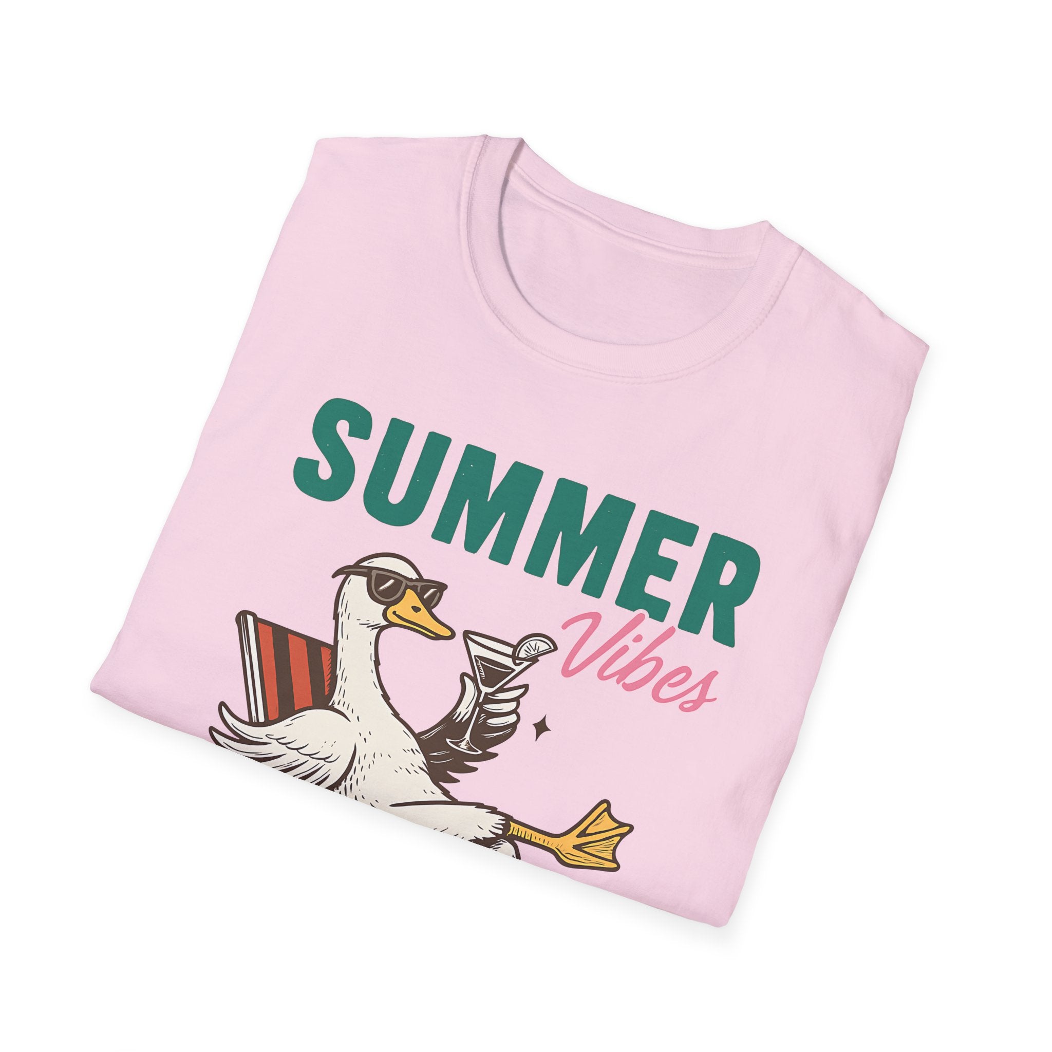 Playful Duck T-Shirt - Summer Beach Shirt