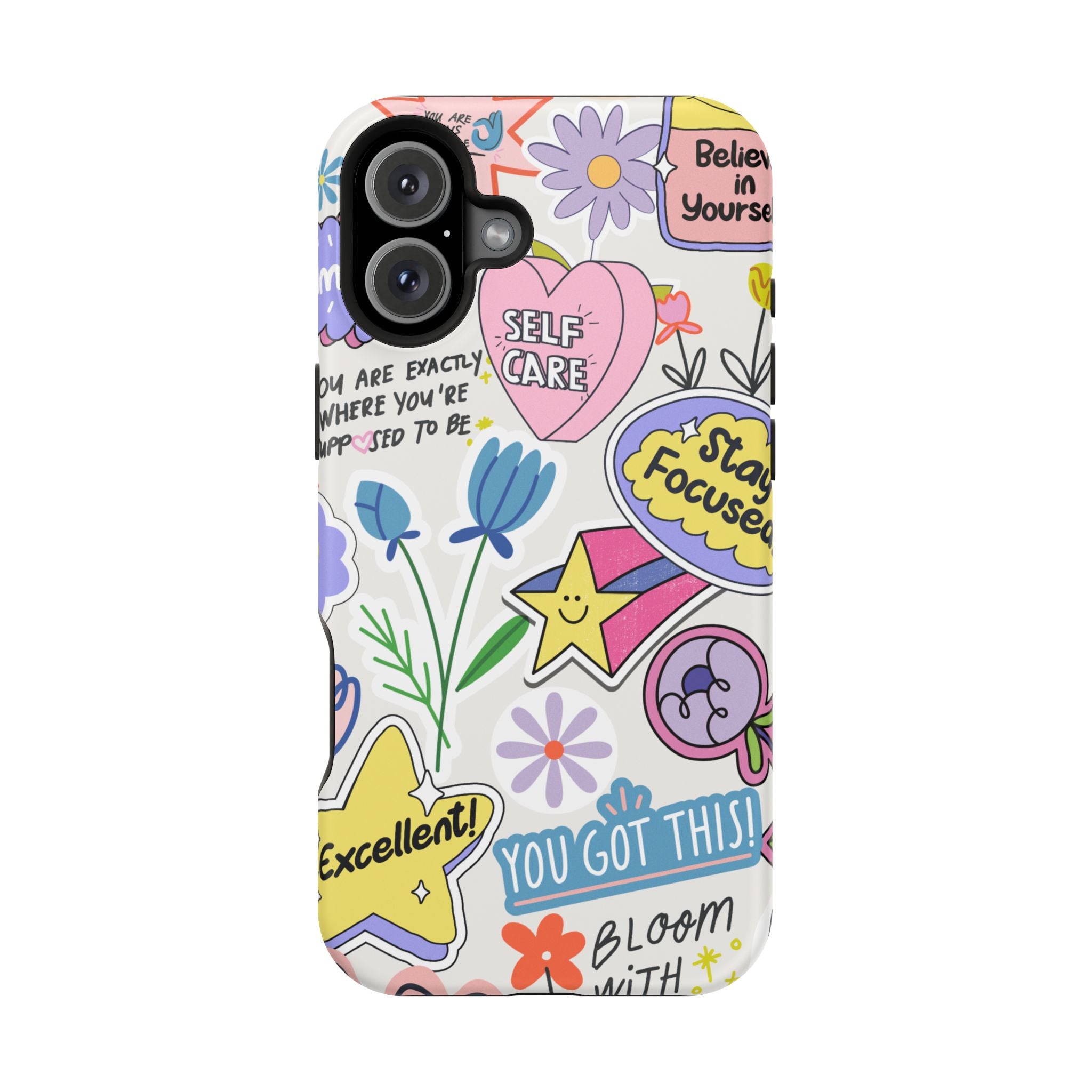 Motivational iPhone Case - Bloom Pastel Magnetic