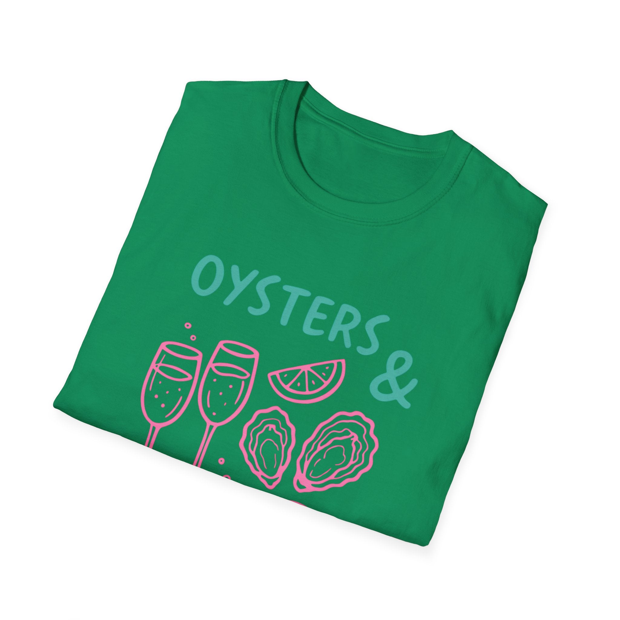 Playful Womens Tee - Oysters Champagne Shirt