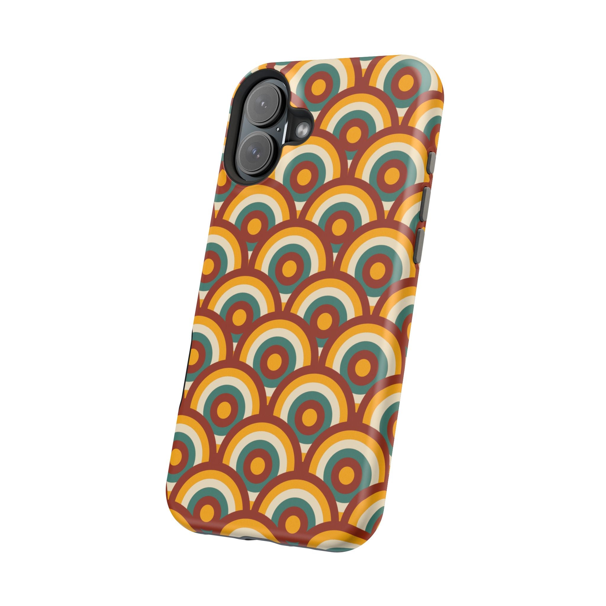 Retro iPhone Case - Geometric Phone Cover