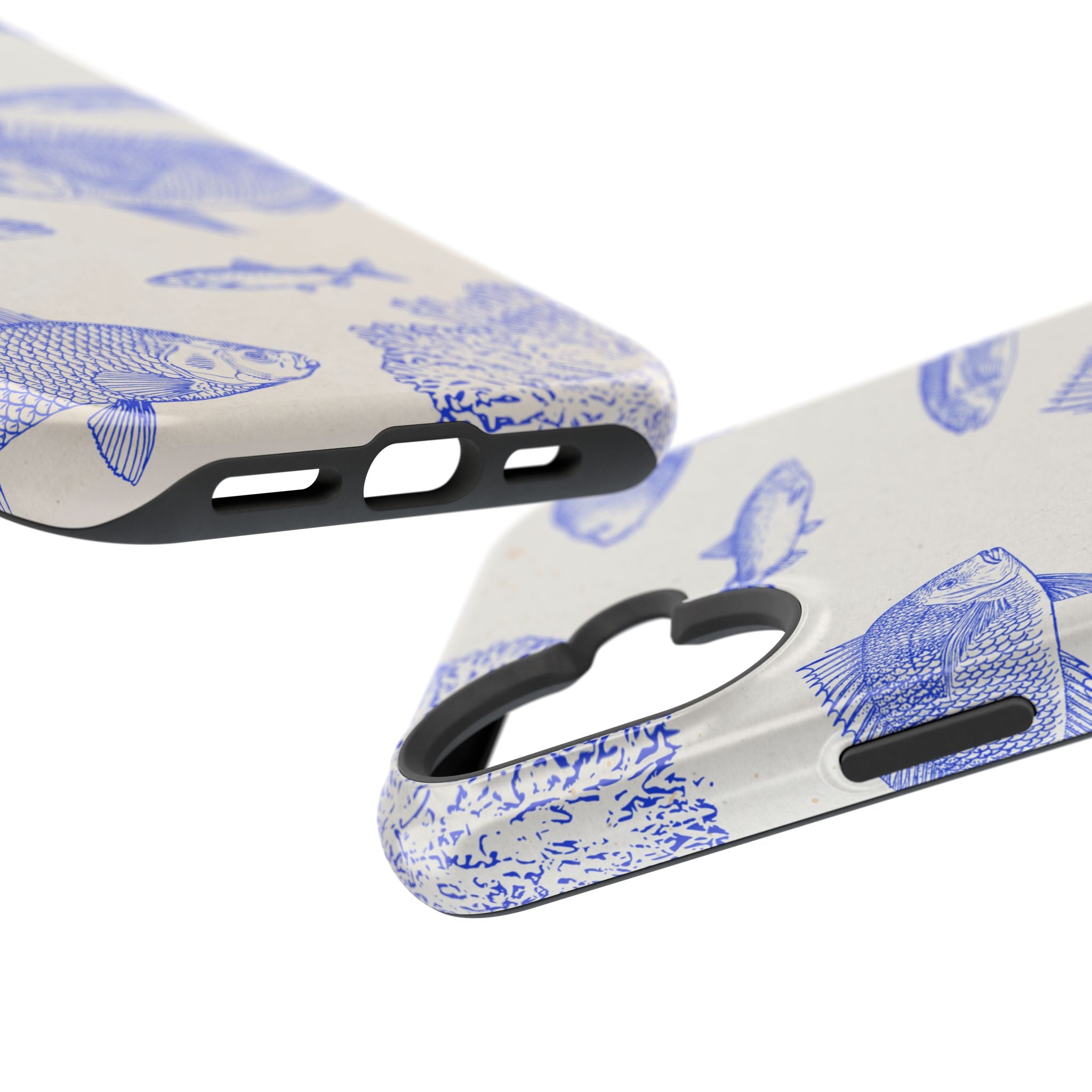 Marine iPhone 16 Case - Blue Coral Illustration