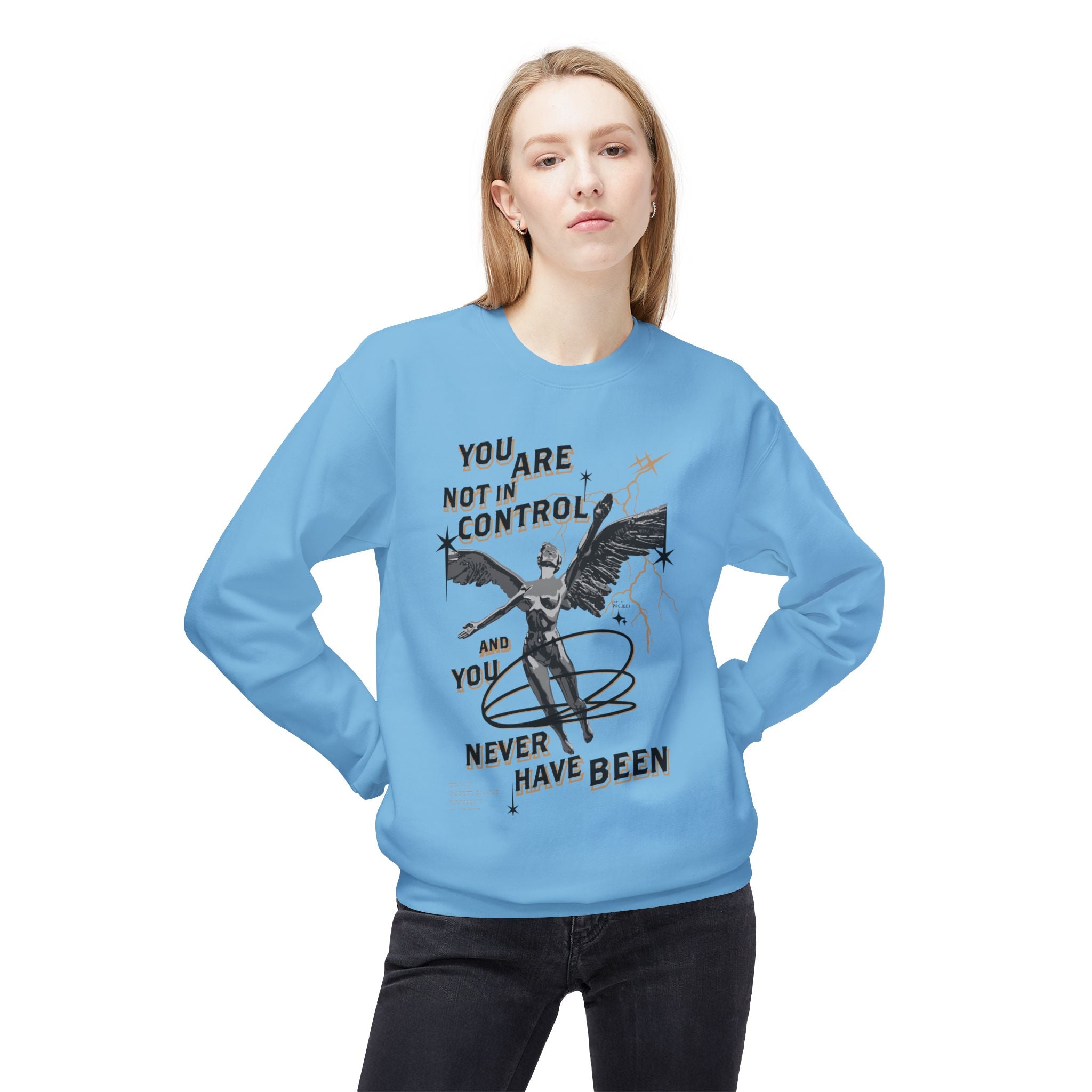 Football Sweatshirt - Grunge Crewneck