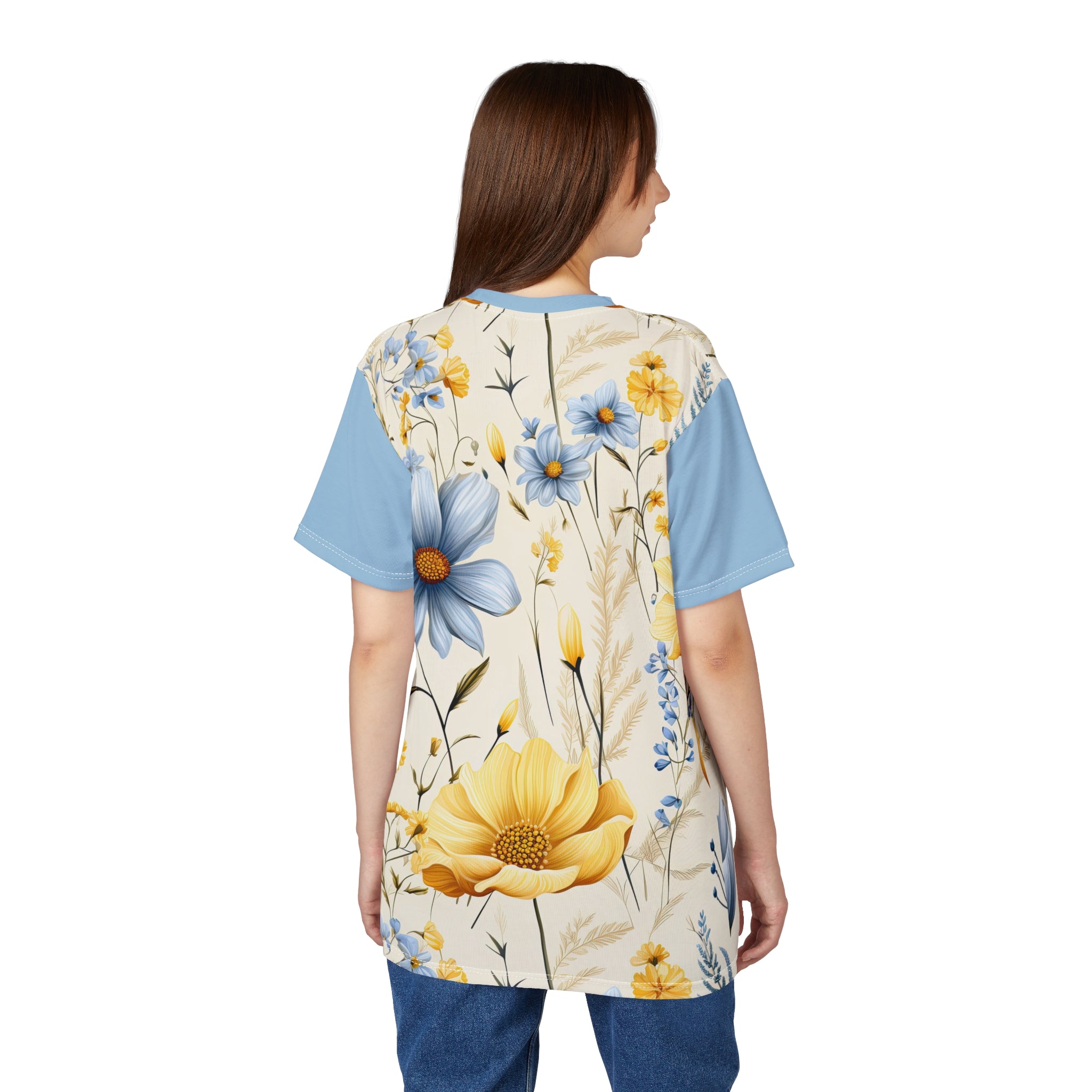Wild Florals Unisex Tee - Cut & Sew T-Shirt