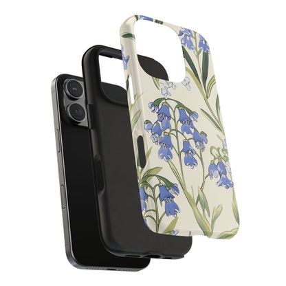 Bluebell Floral iPhone 16 Case – Delicate Wildflower Botanical Design for iPhone 16, 16 Pro, 16 Pro Max & 16 Plus