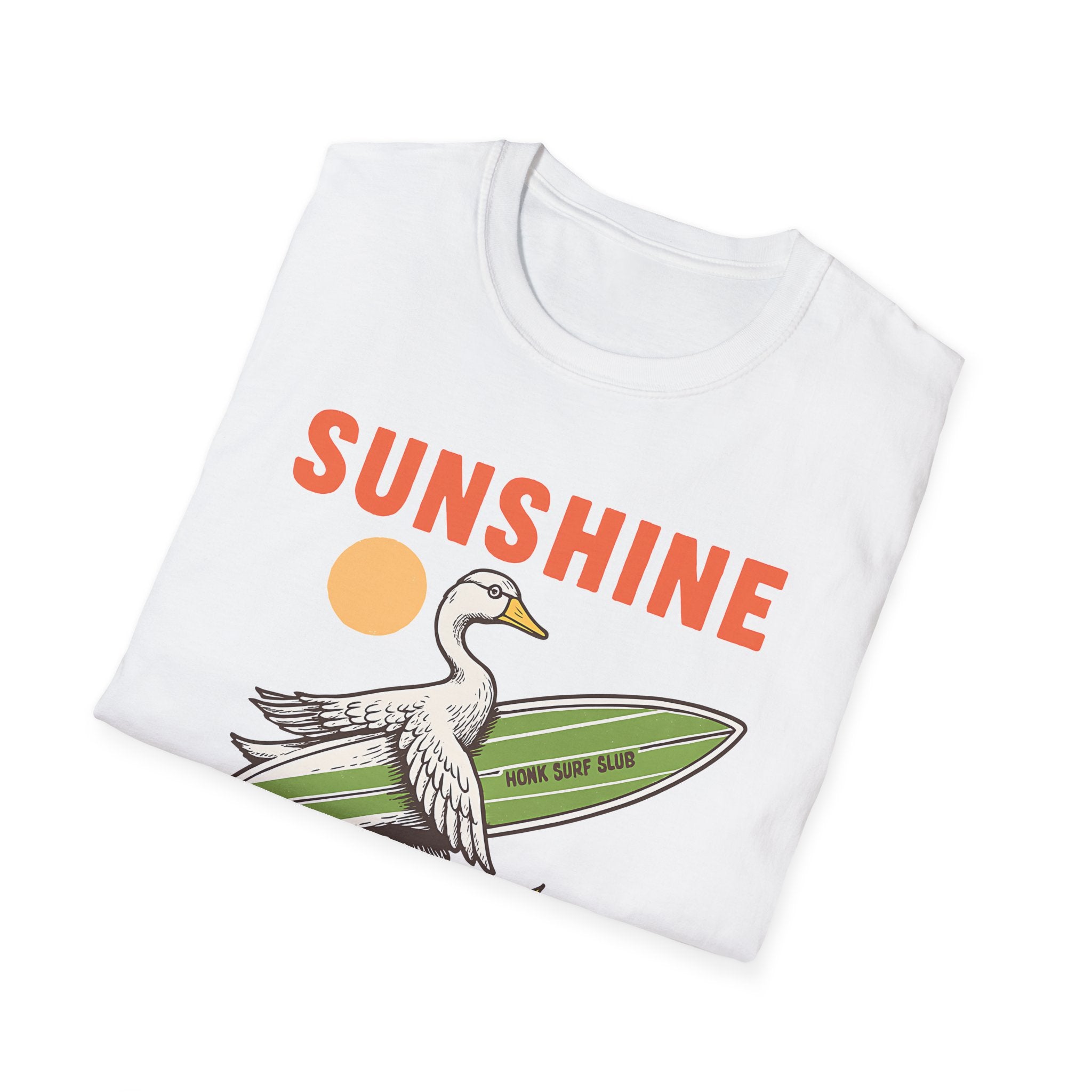 Tropical Surf Tee - Summer Duck Shirt