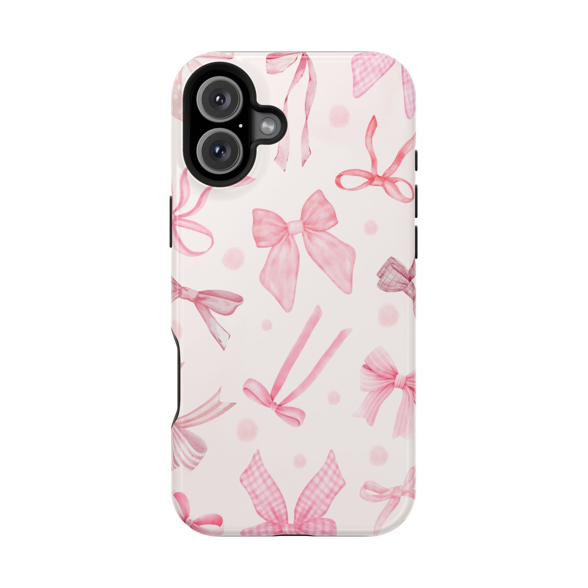 Feminine iPhone Case - Pink Bow Cover