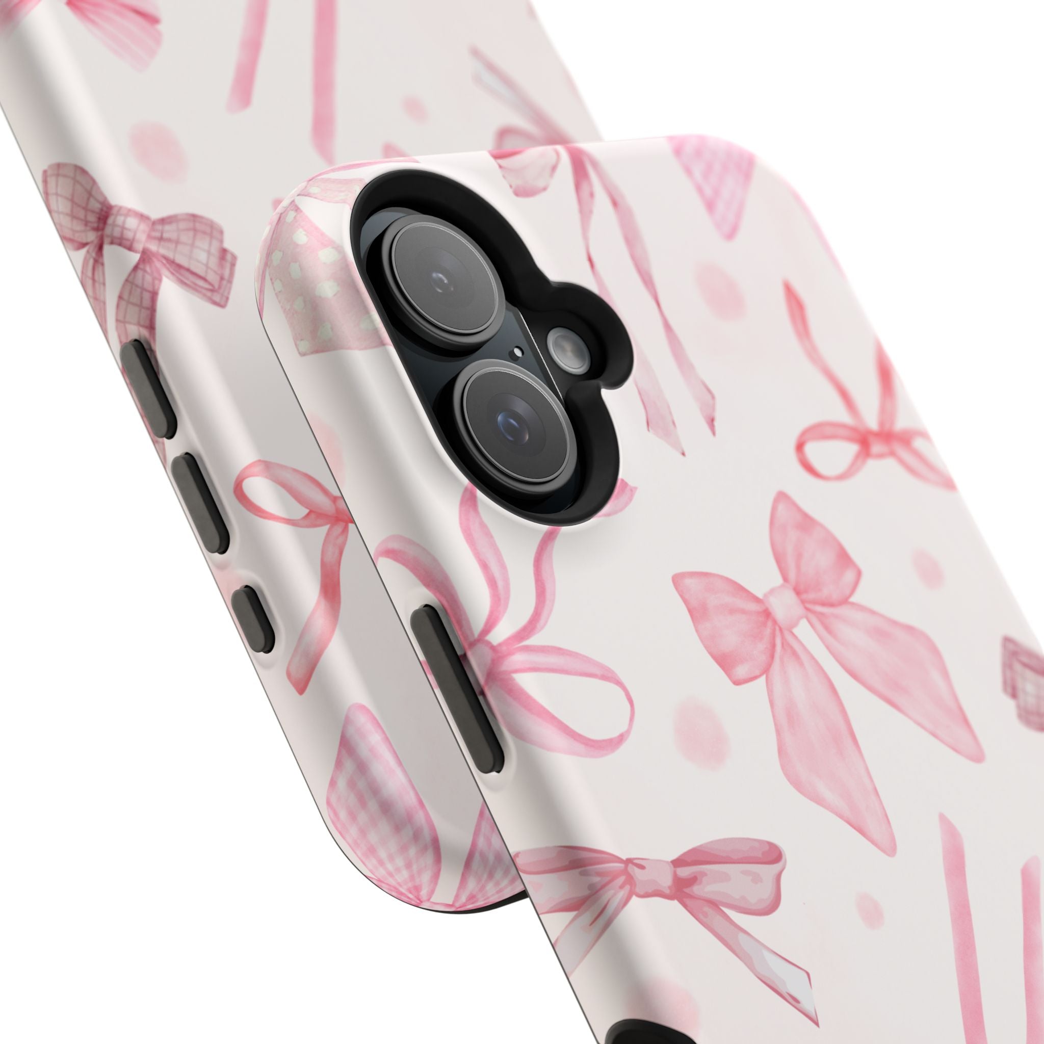 Feminine iPhone Case - Pink Bow Cover