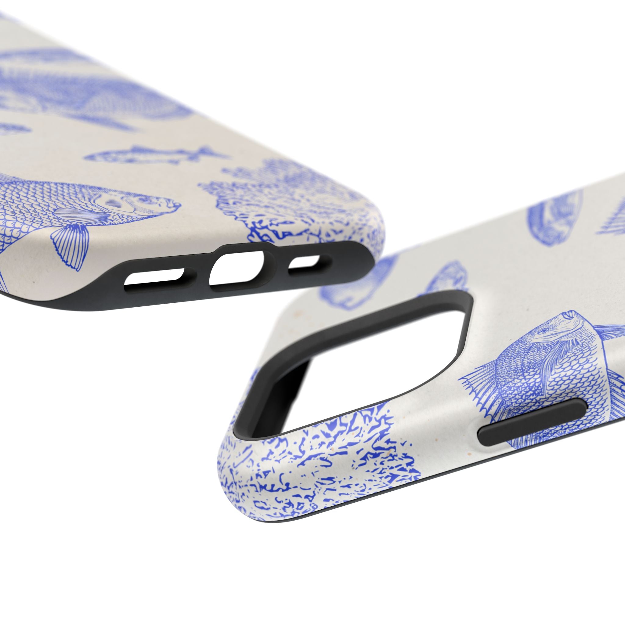 Marine iPhone 16 Case - Blue Coral Illustration