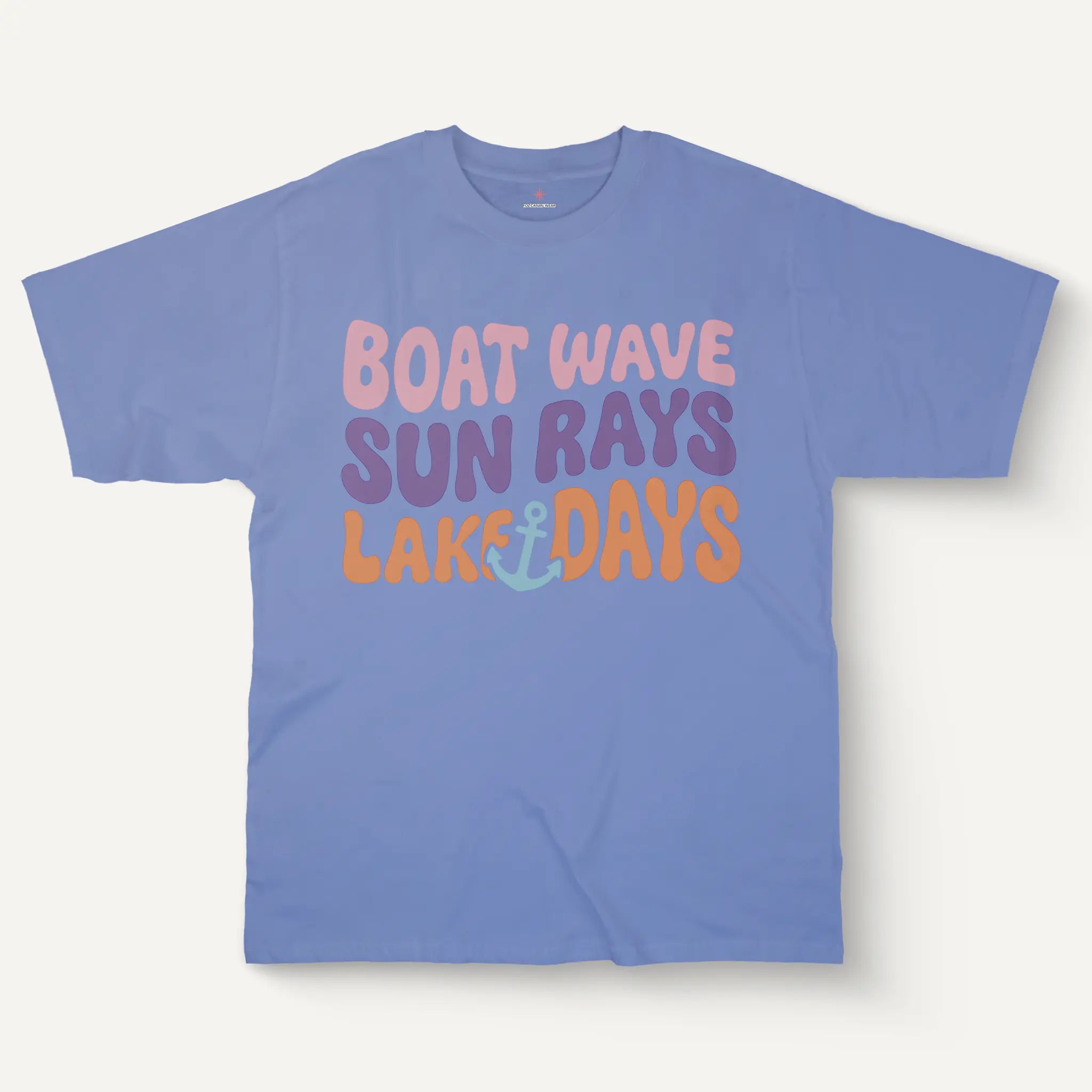 Boat Wave Sun Rays Lake Days Tee – Women’s Softline