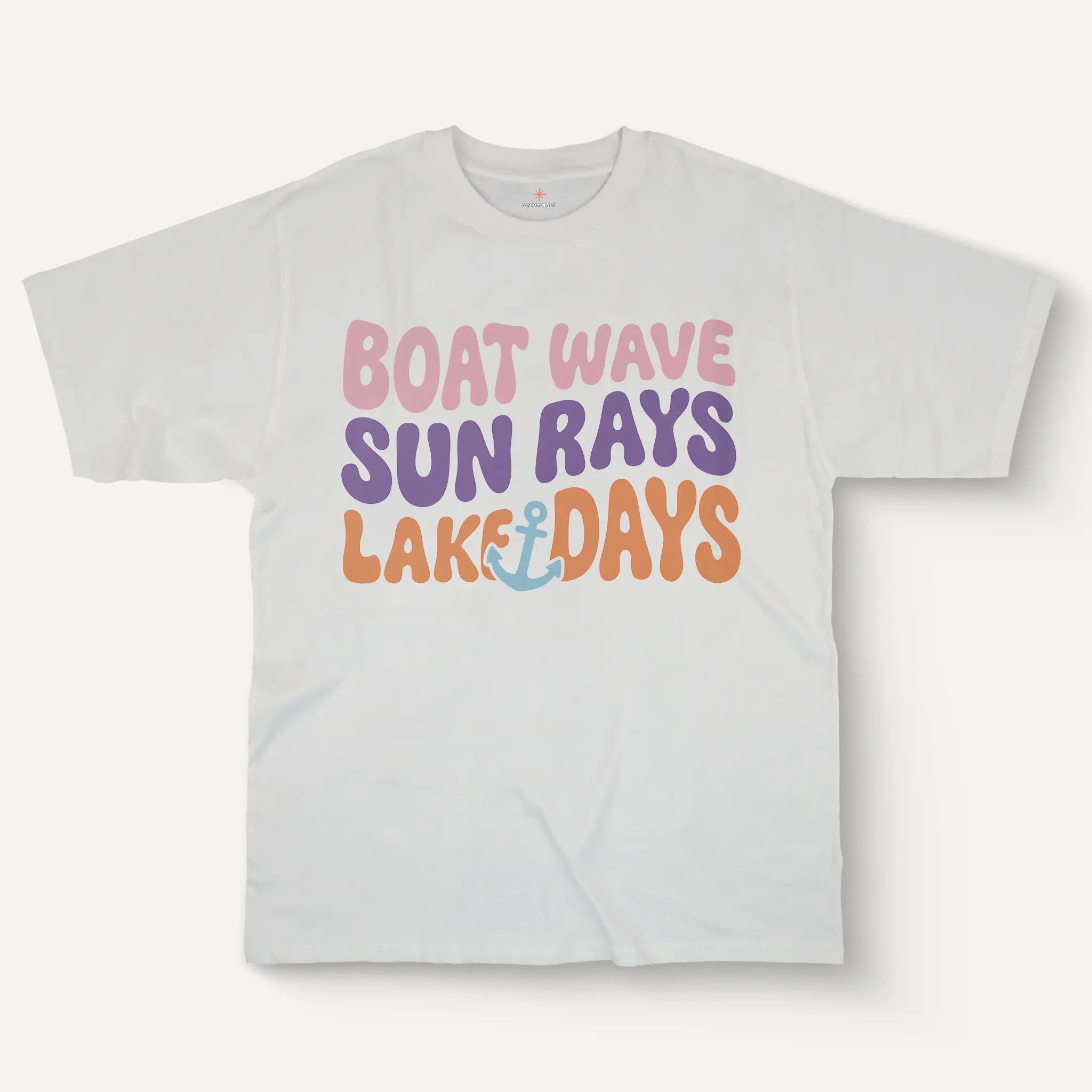 Boat Wave Sun Rays Lake Days Tee – Women’s Softline