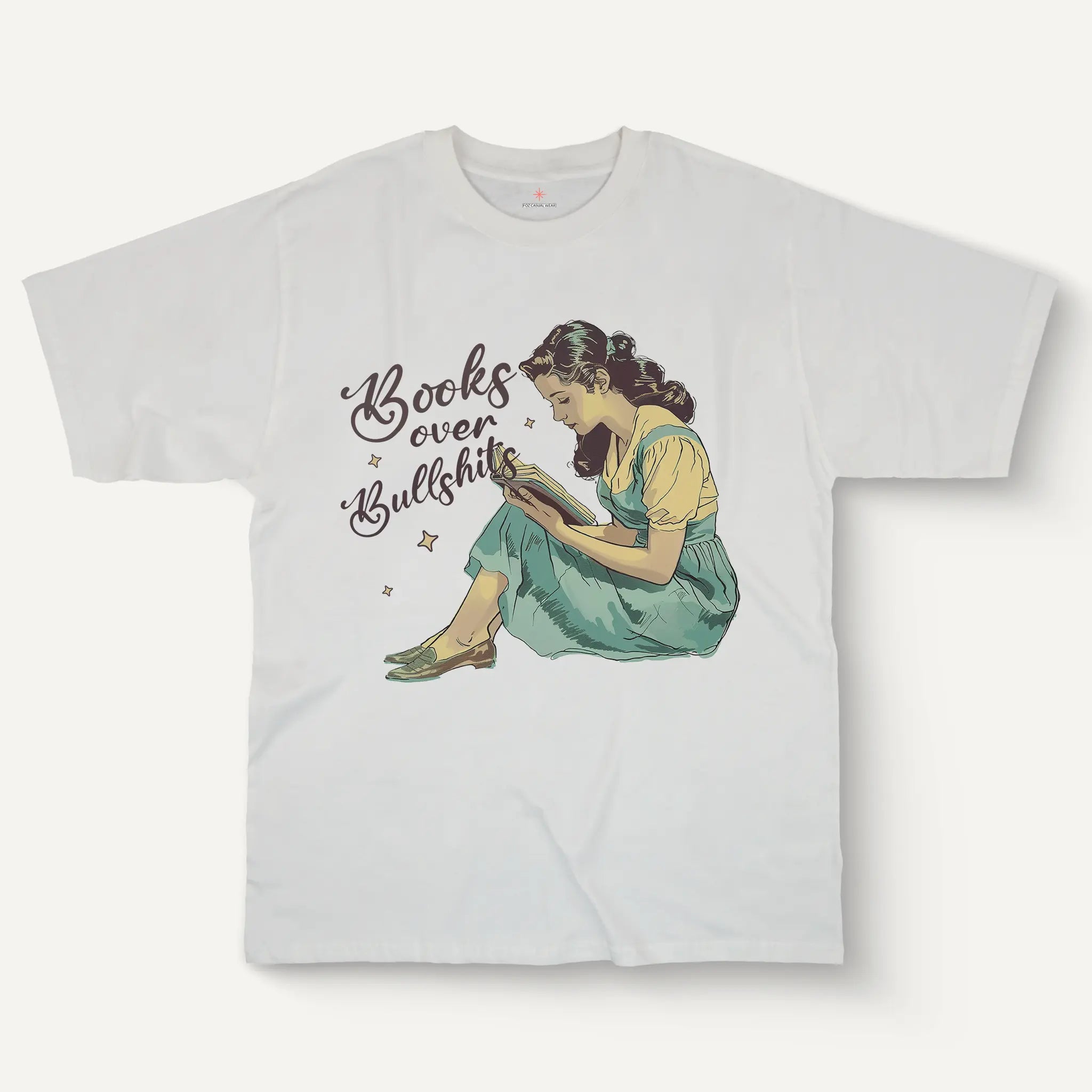 Books Over Bullshit Tee – Cotton Women’s