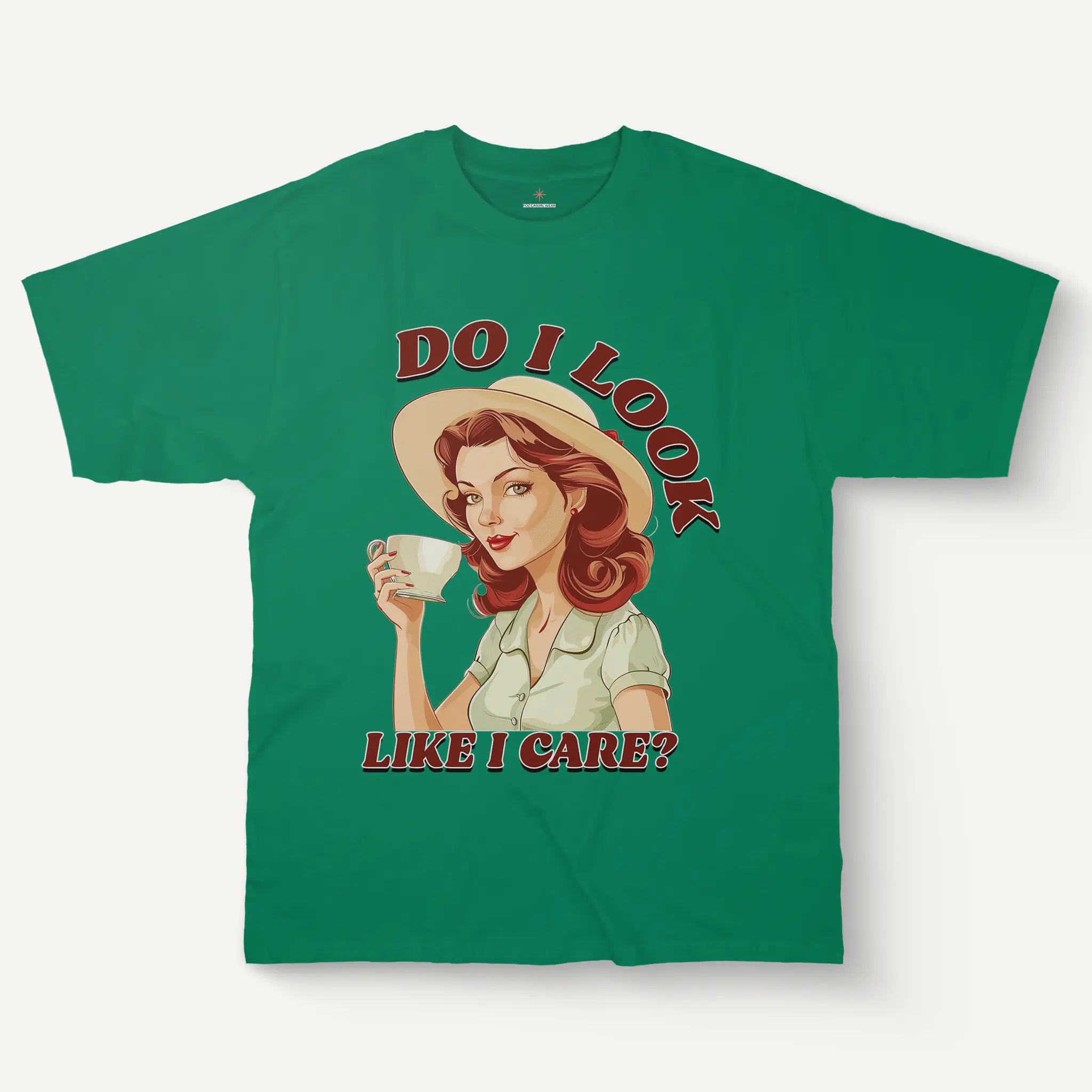 Do I Look Like I Care Tee – Cotton Women’s
