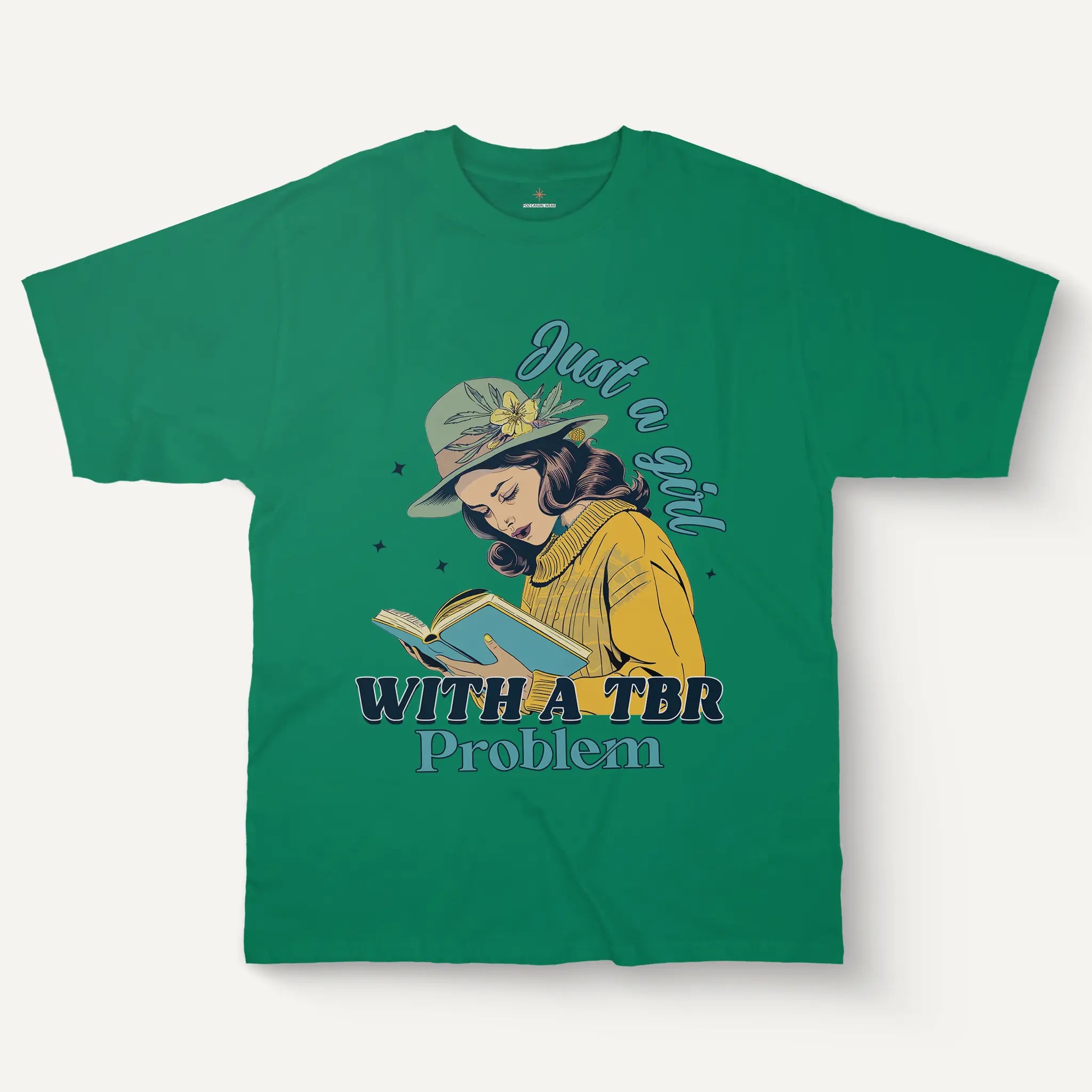 Just A Girl Tee – Soft Vintage-Style