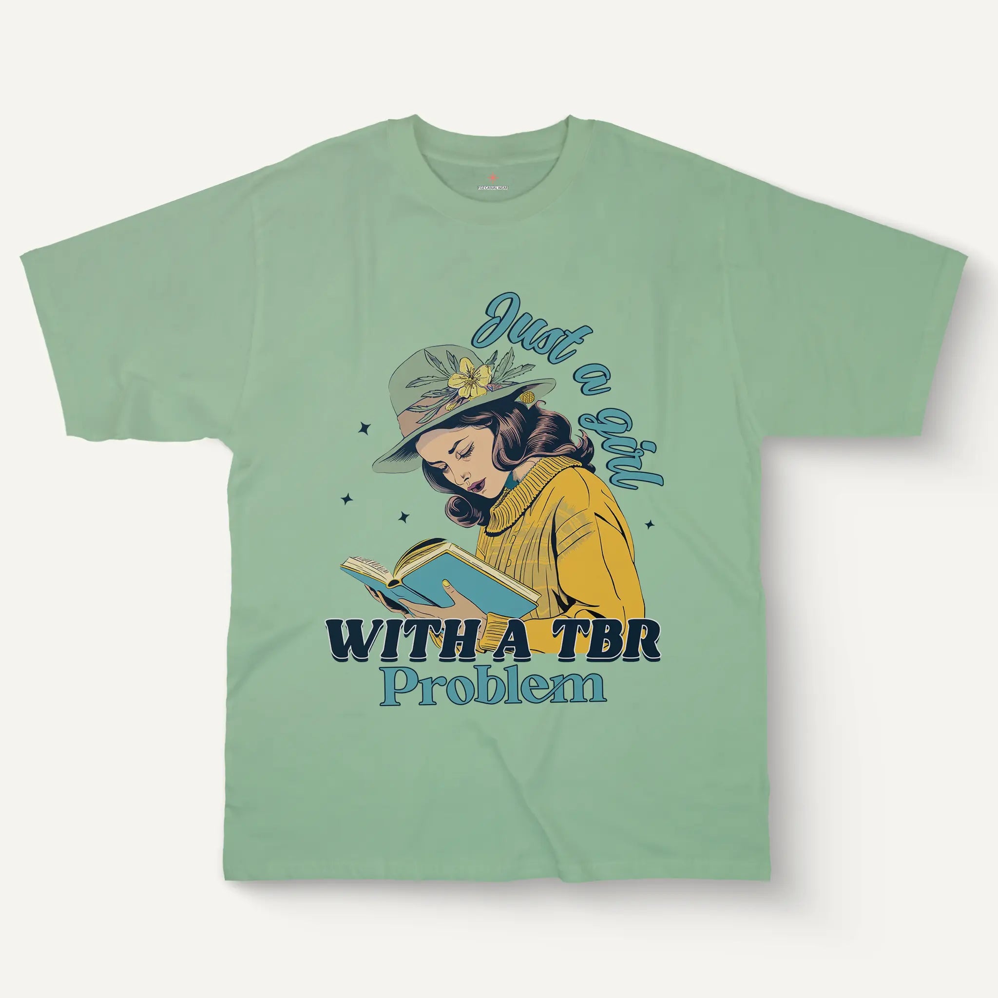 Just A Girl Tee – Soft Vintage-Style