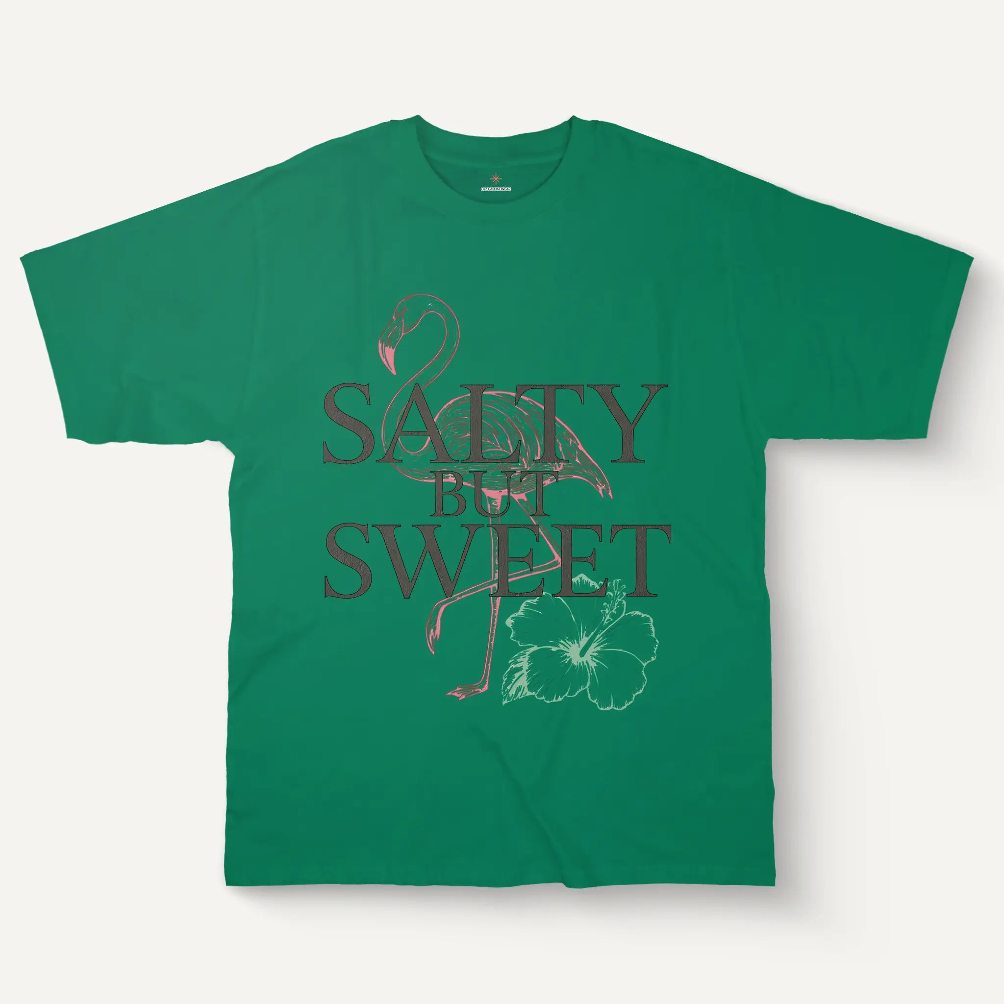 Salty But Sweet Flamingo Tee – Women’s Cotton