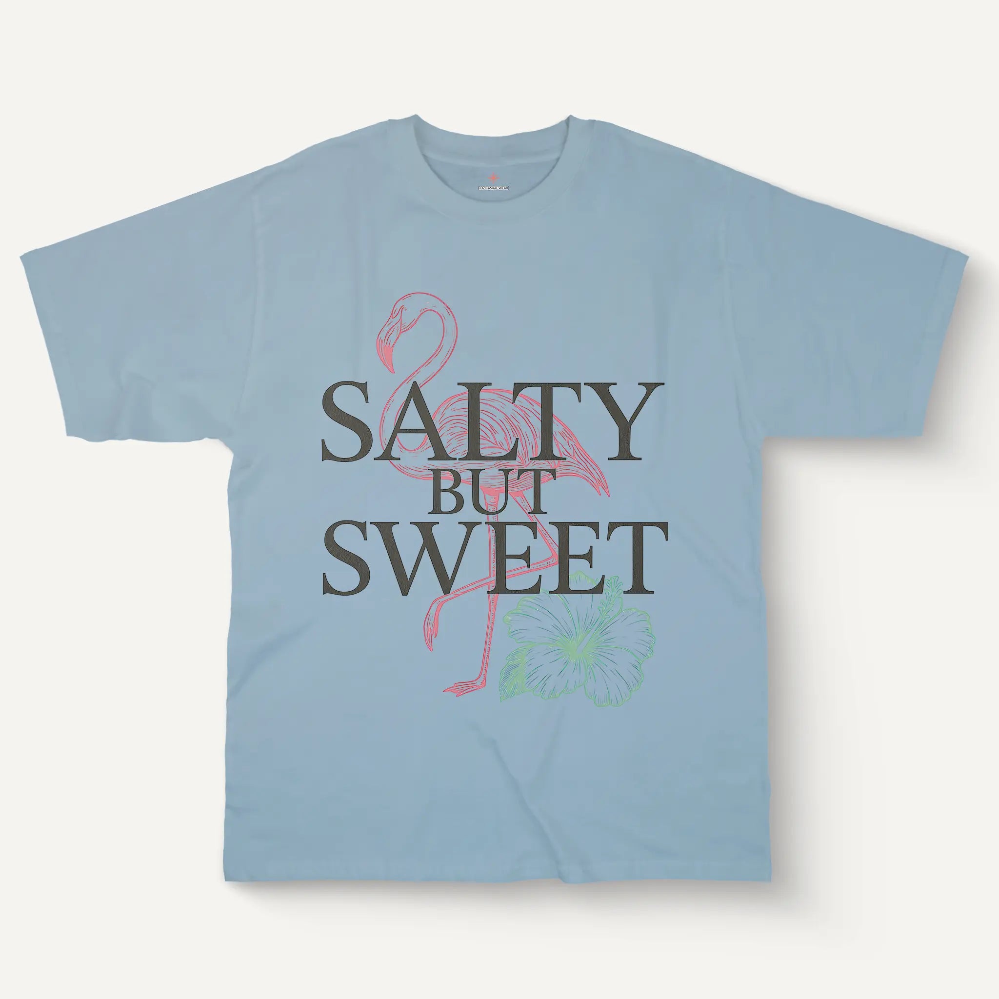 Salty But Sweet Flamingo Tee – Women’s Cotton