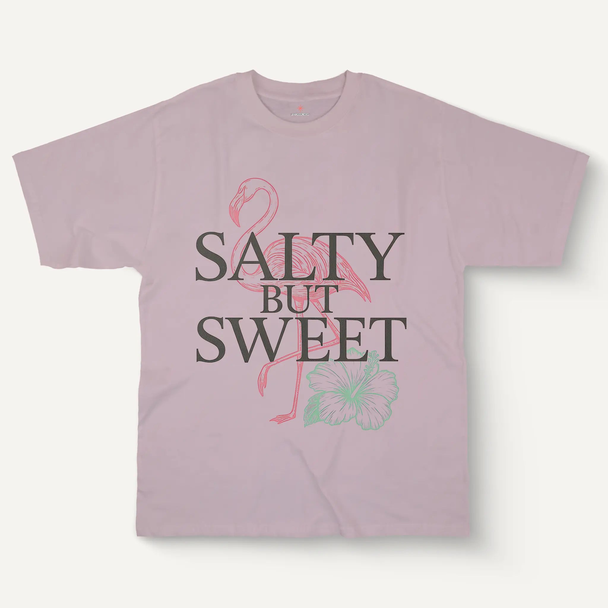 Salty But Sweet Flamingo Tee – Women’s Cotton