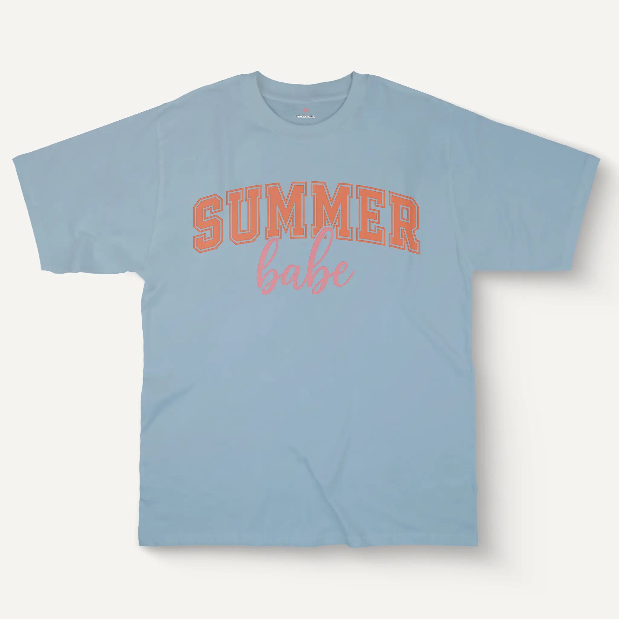 Summer Babe Cursive Tee – Feminine Style