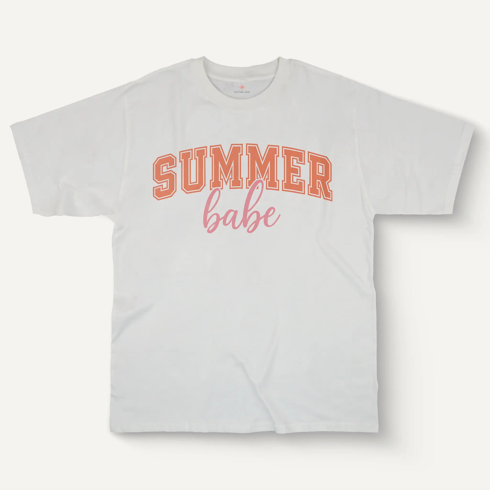Summer Babe Cursive Tee – Feminine Style