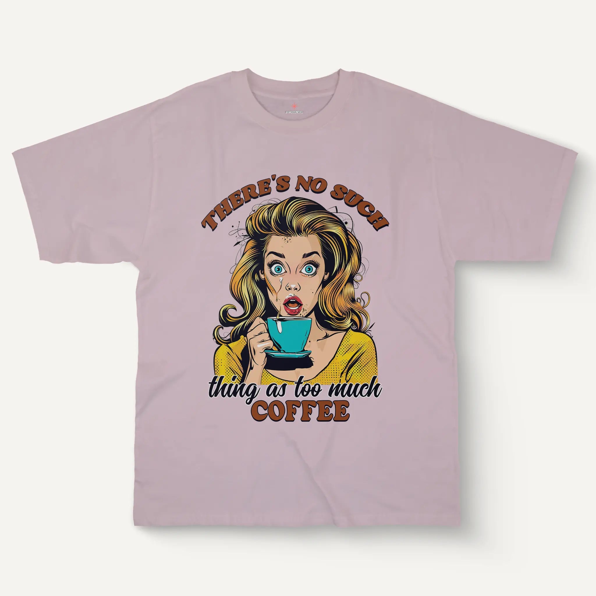 Too Much Coffee Tee – Women’s Retro Style