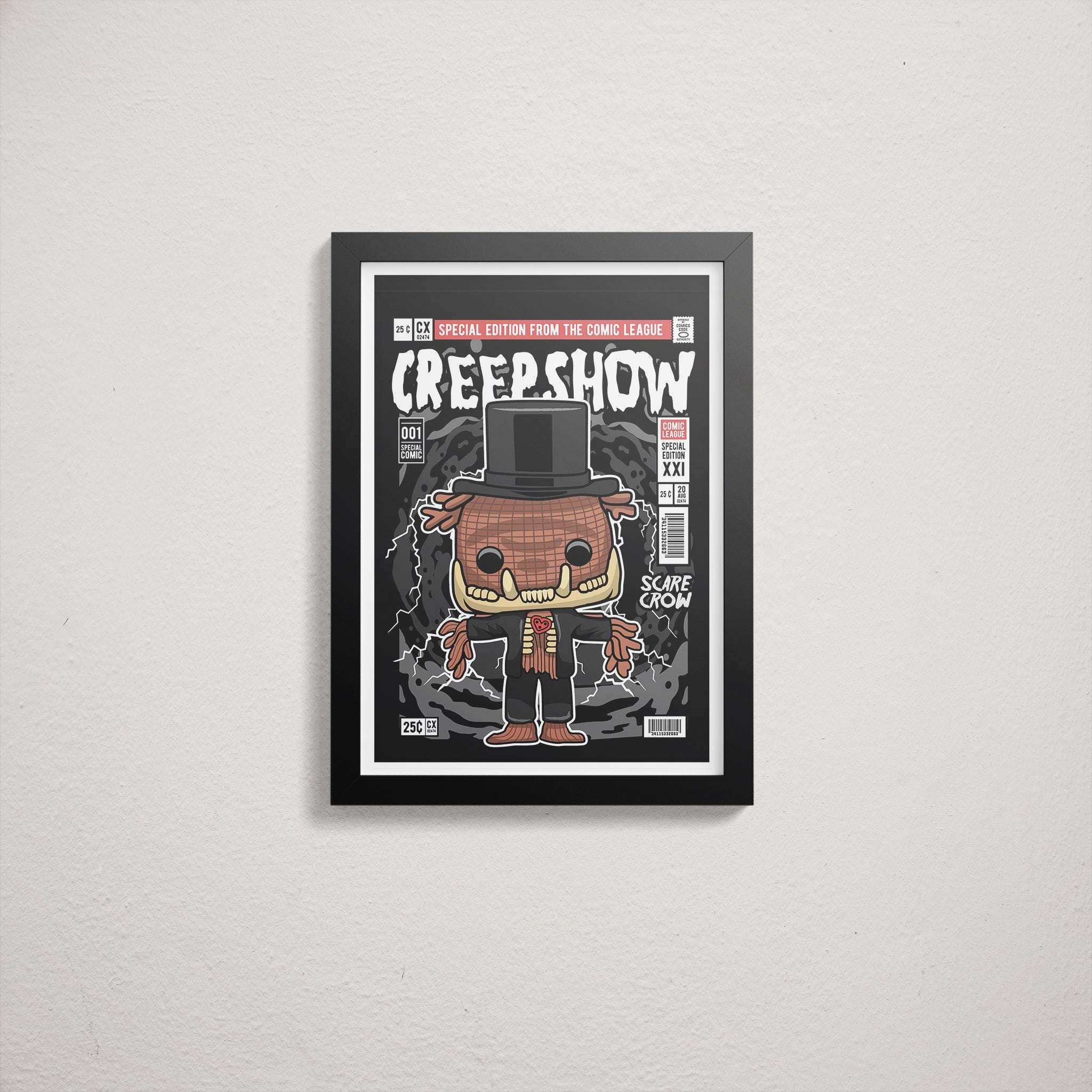 Framed Poster - Creepshow Parody Comic Art