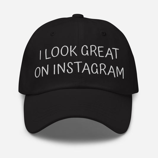 Funny Embroidered Instagram Hat - Trendy Aesthetic Dad Cap