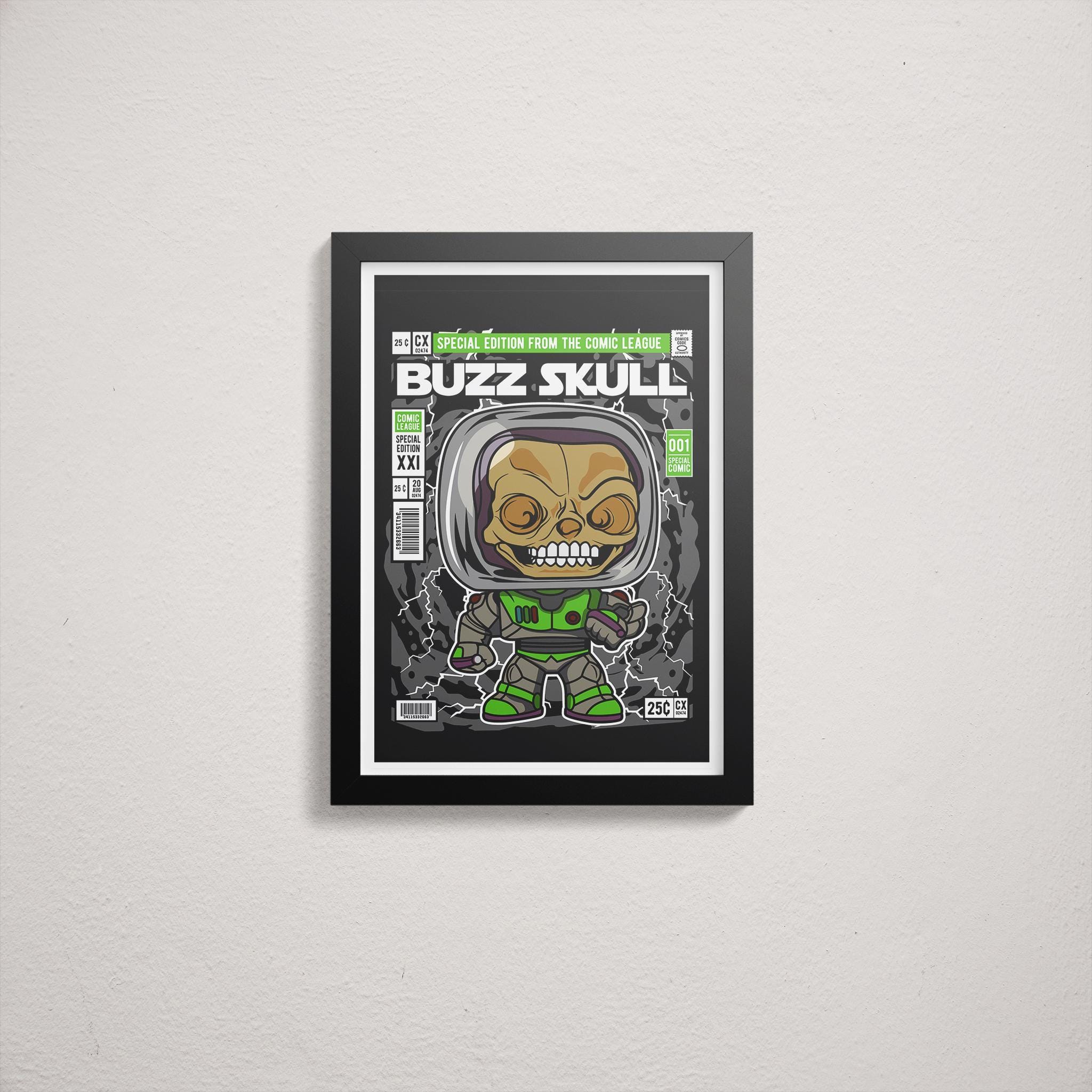 Framed Poster - Buzz Lightyear Toy Story Comic Parody